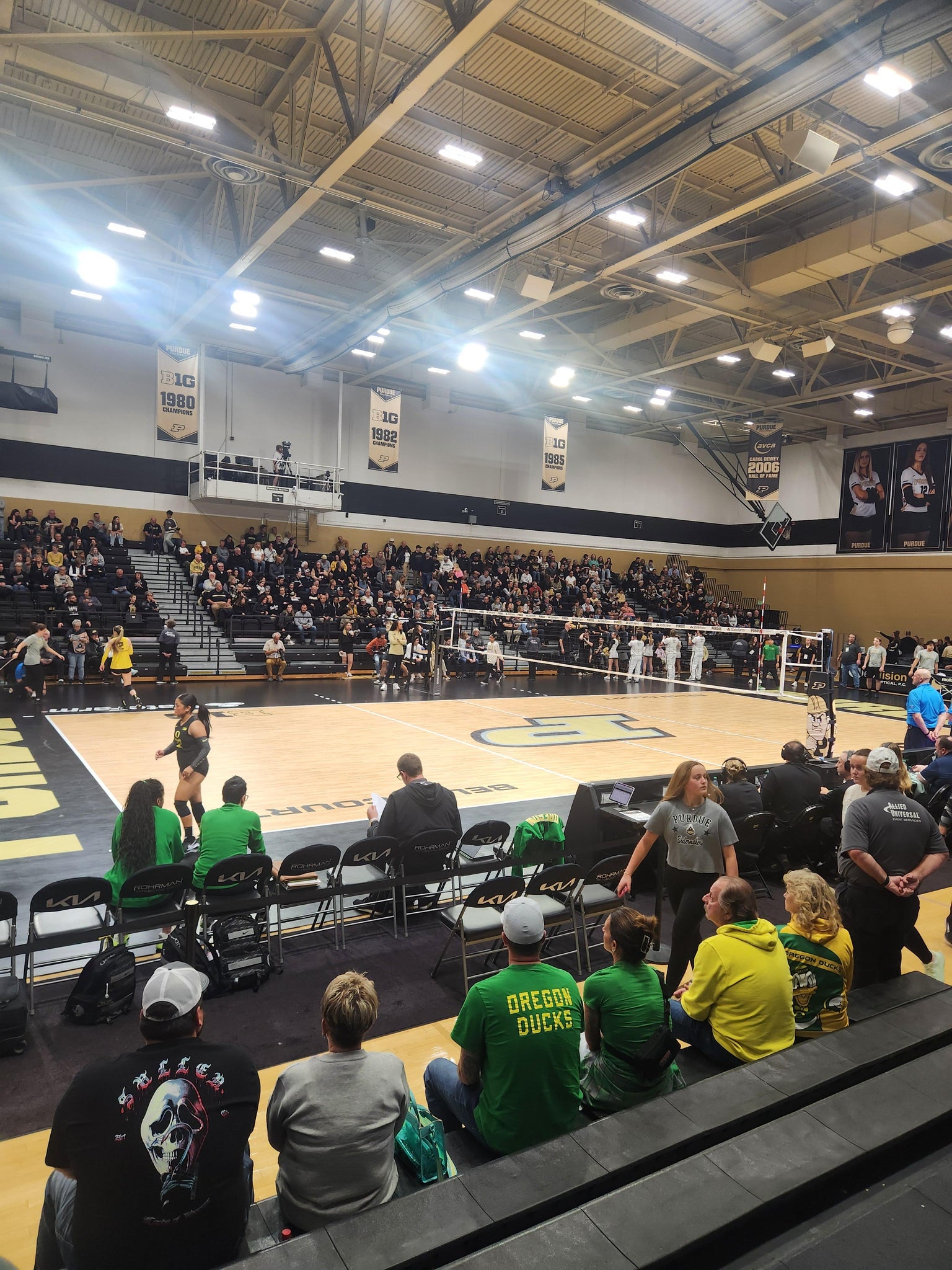 Real Fan View taken from Section 10 at Holloway Gymnasium by Gerald M
