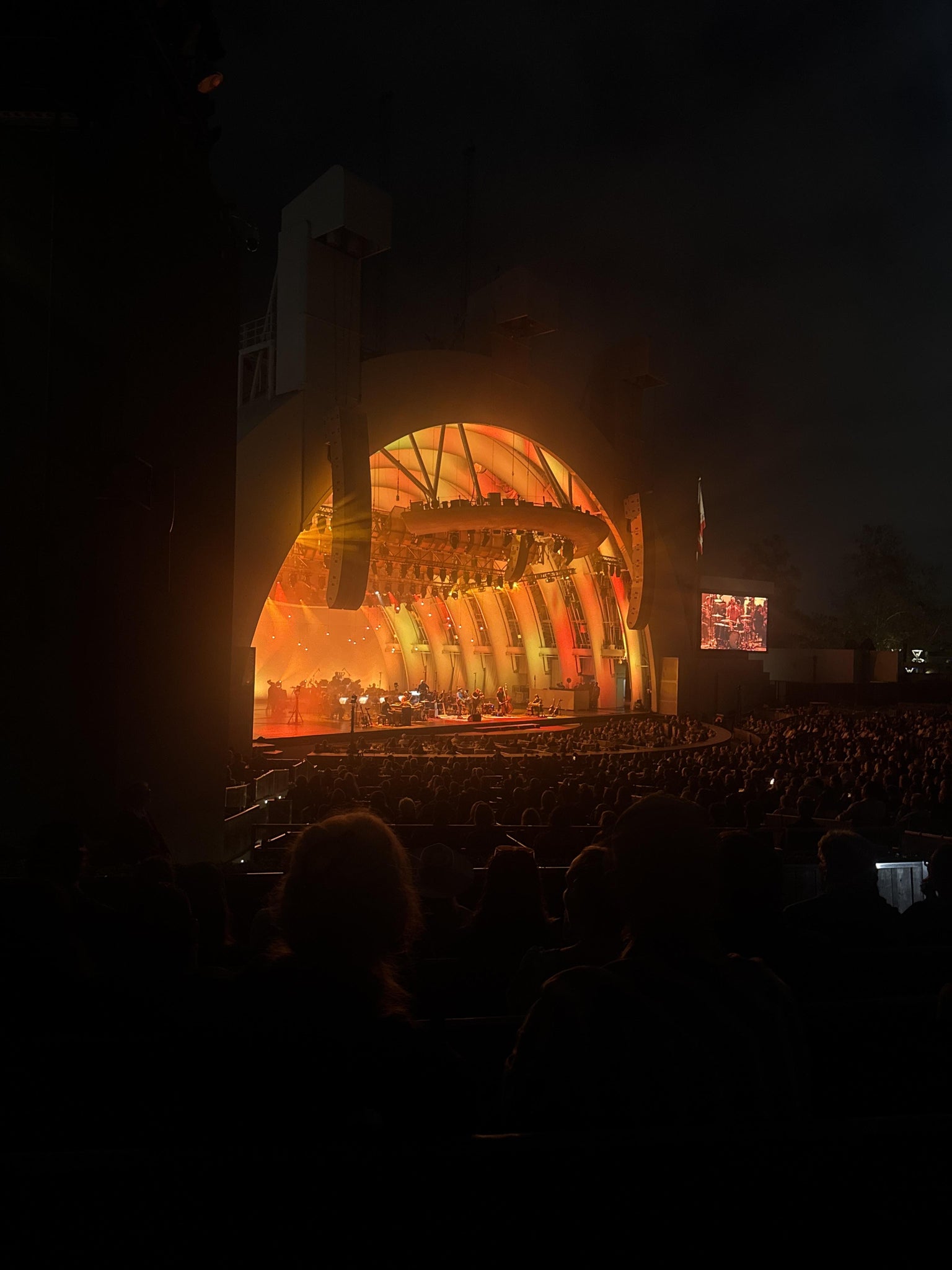 Real Fan View taken from Section E at Hollywood Bowl by Max L