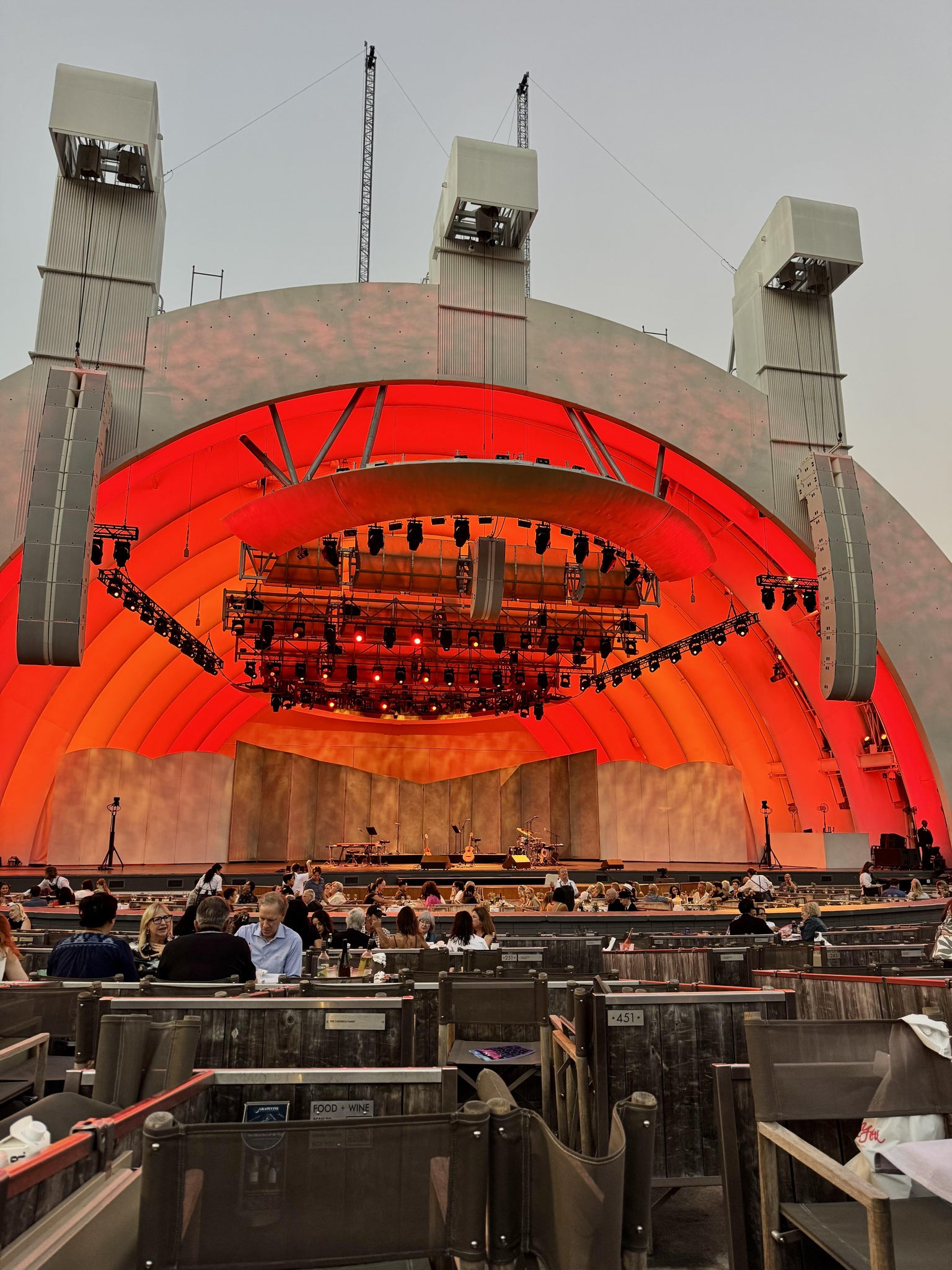 Real Fan View taken from Garden 5 at Hollywood Bowl by Brenda M