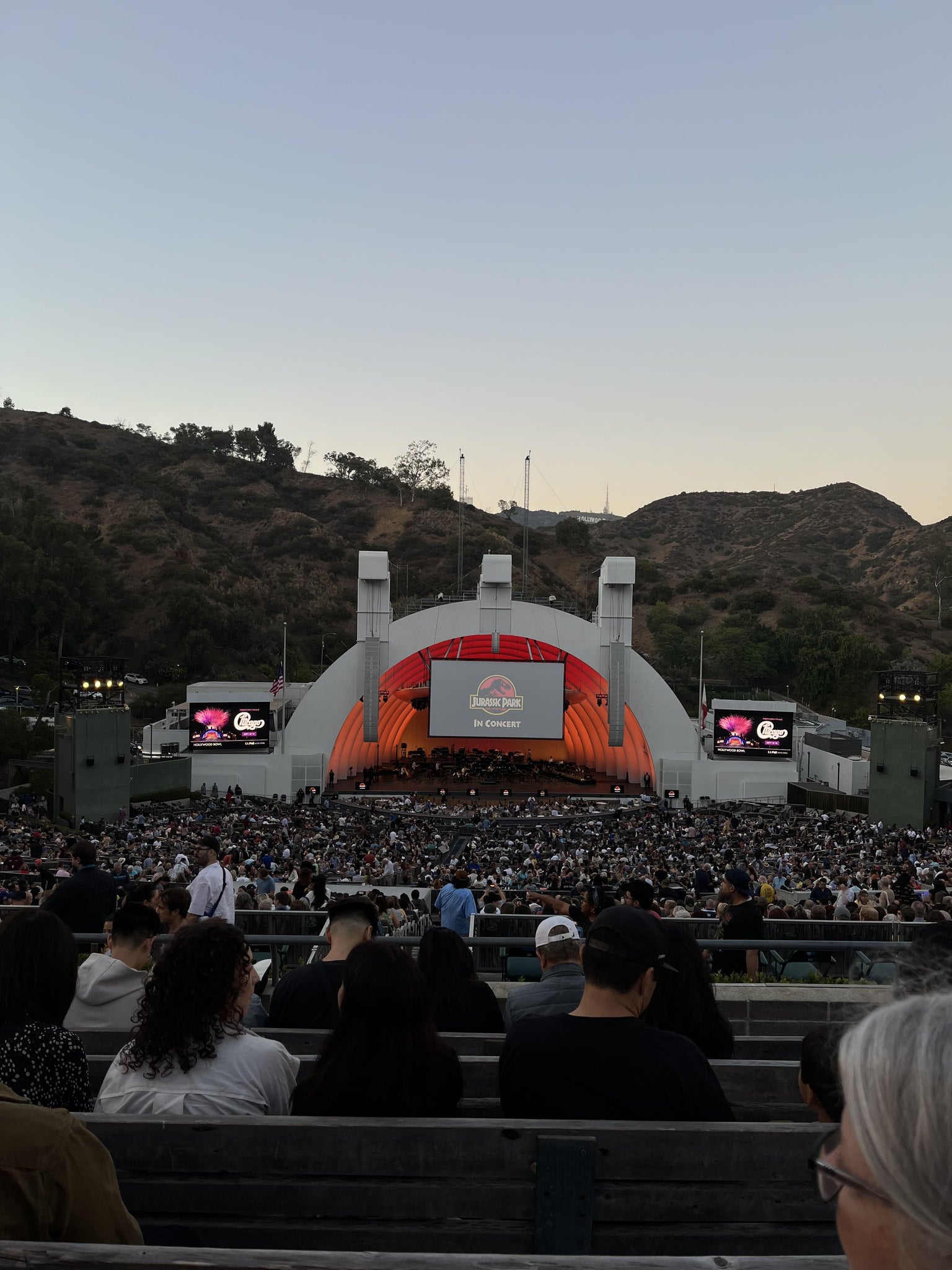 Real Fan View taken from Section N 1 at Hollywood Bowl by Ashley B