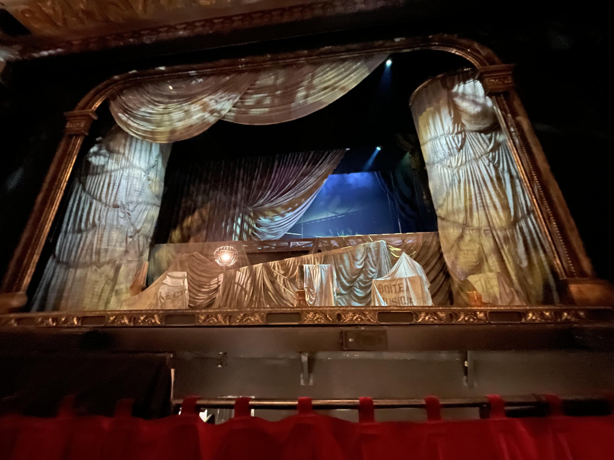 Real Fan View taken from Orchestra Center at Hollywood Pantages Theatre by James K