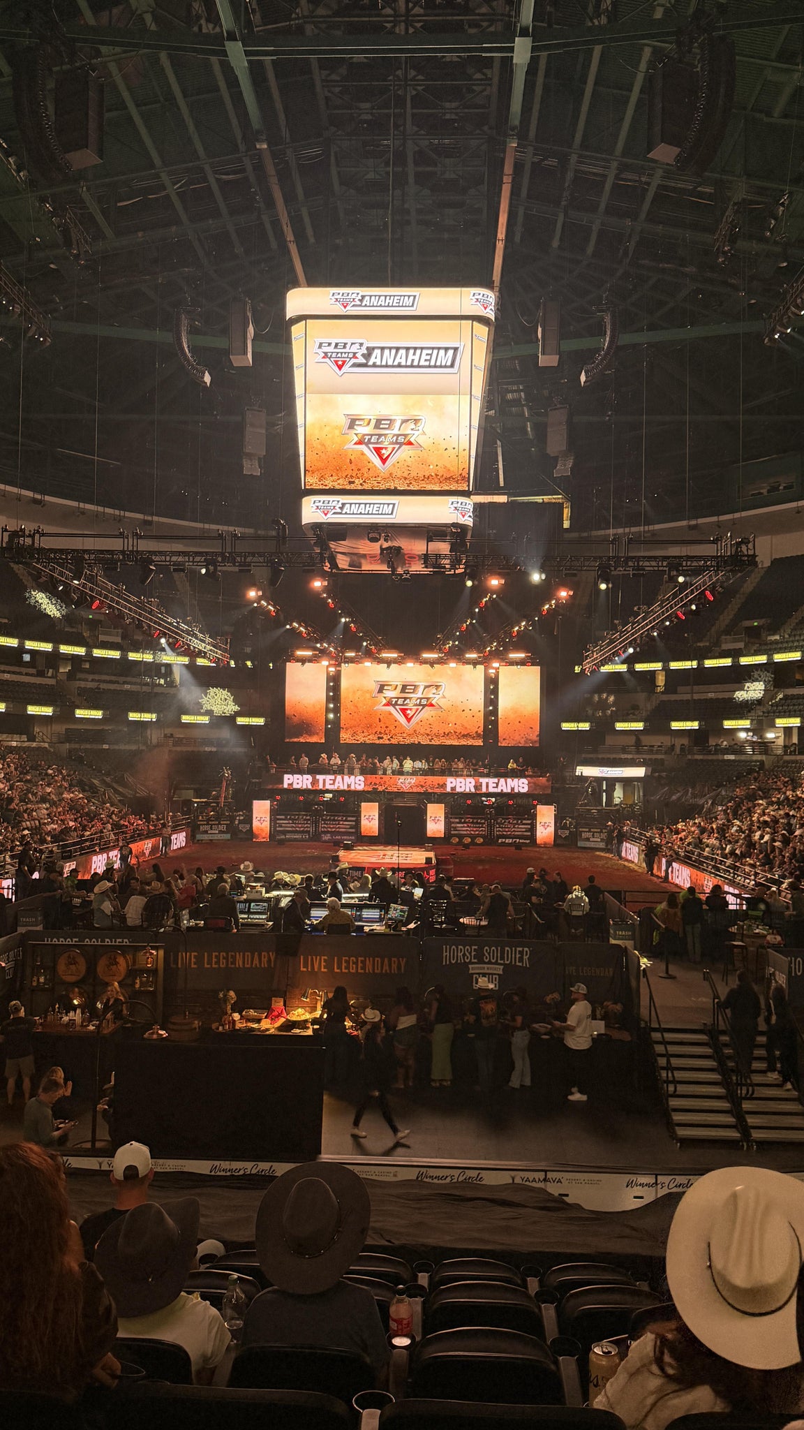Real Fan View taken from Section 201 at Honda Center by Deanna H