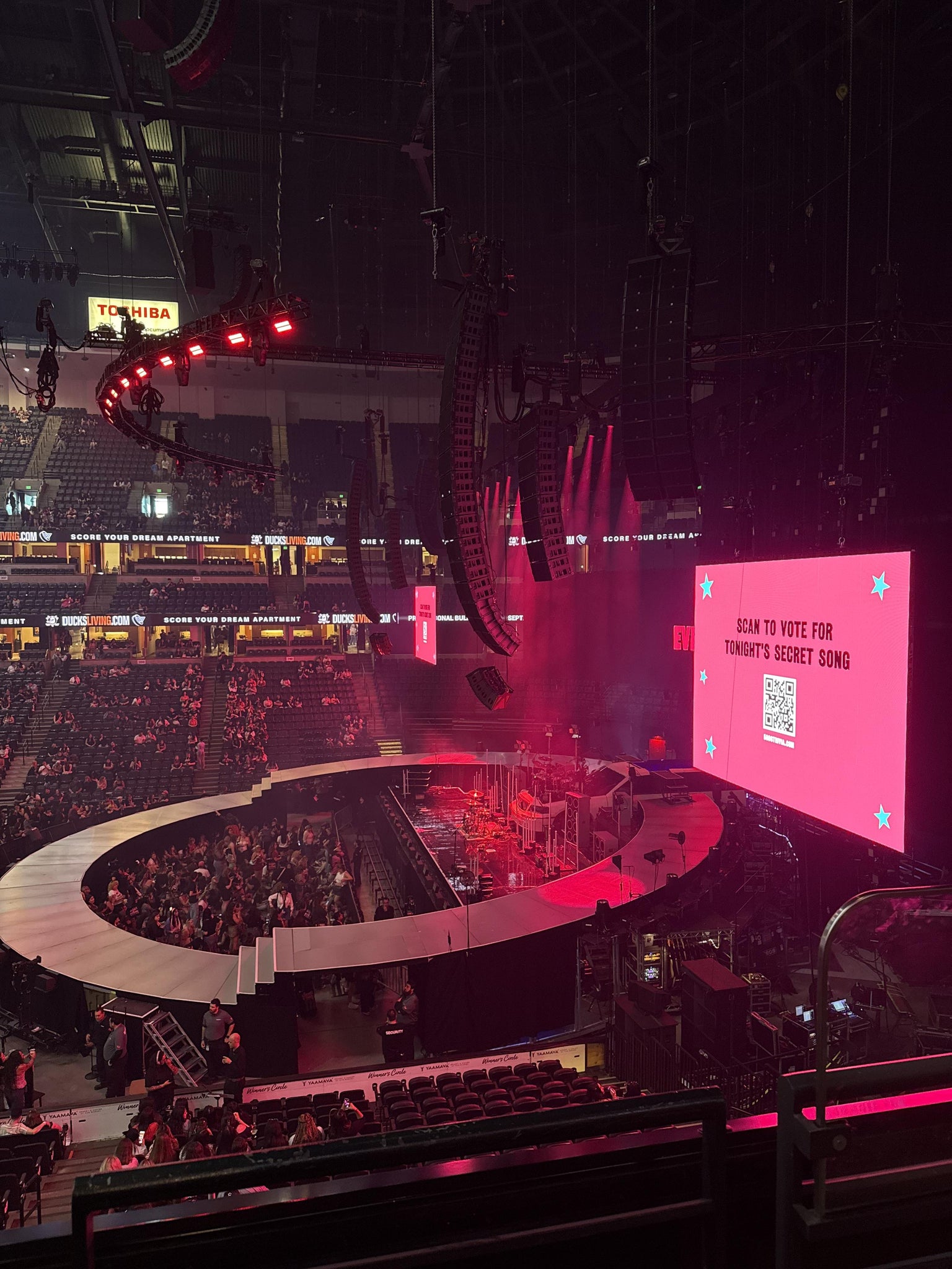 Real Fan View taken from Section 319 at Honda Center by Melissa C