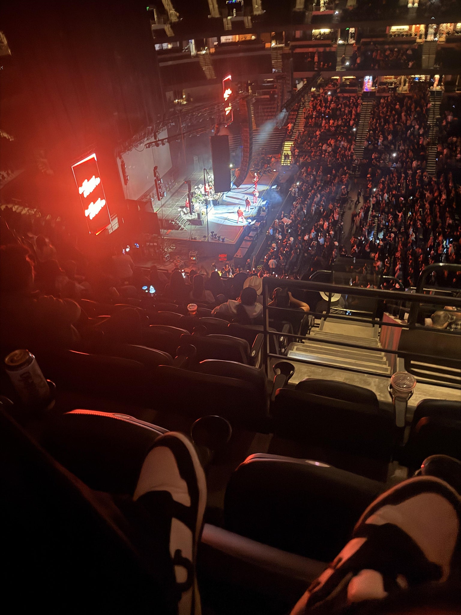 Real Fan View taken from Section 413 at Honda Center by Brian M