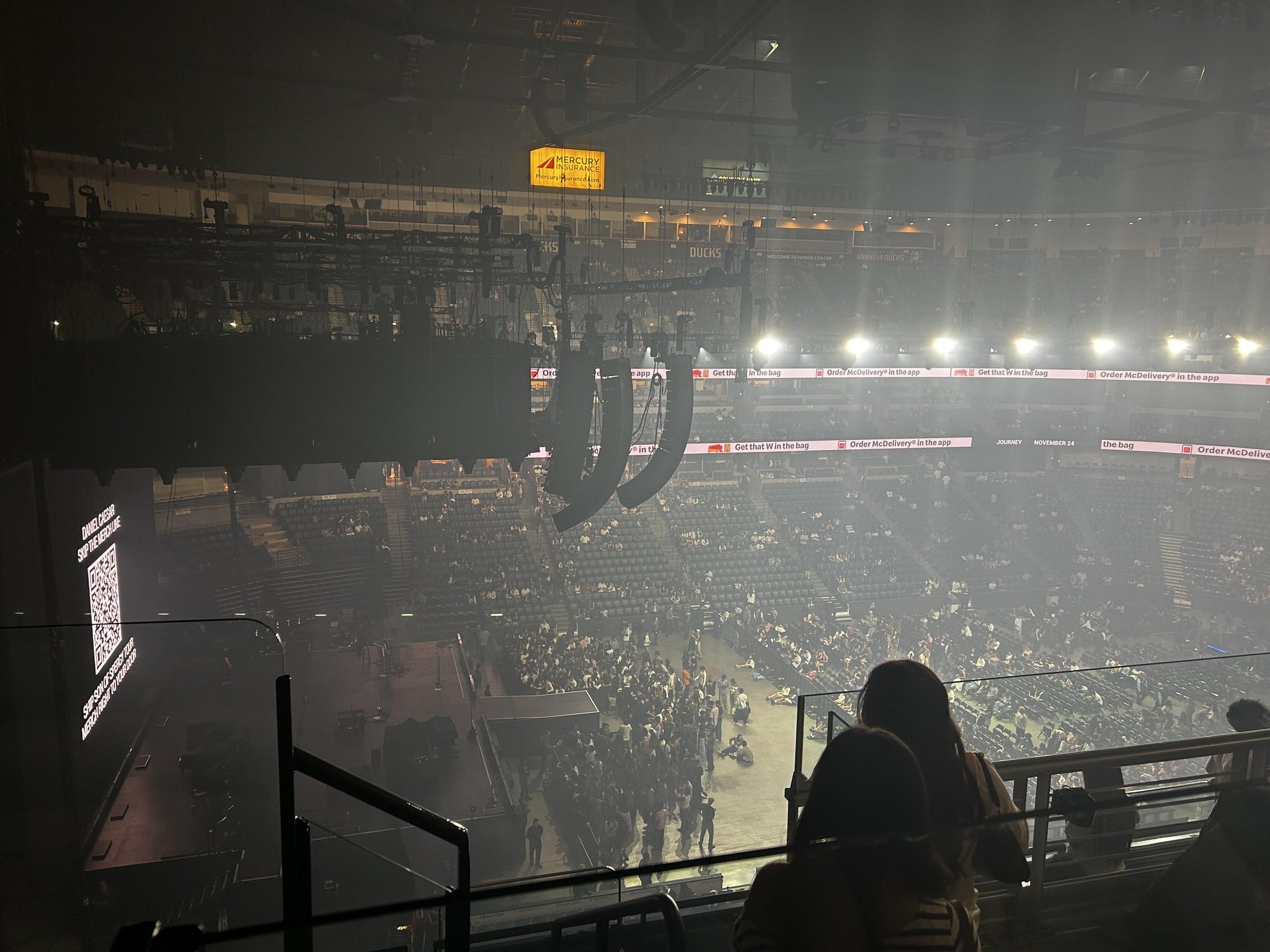 Real Fan View taken from Section 414 at Honda Center by Ilya R