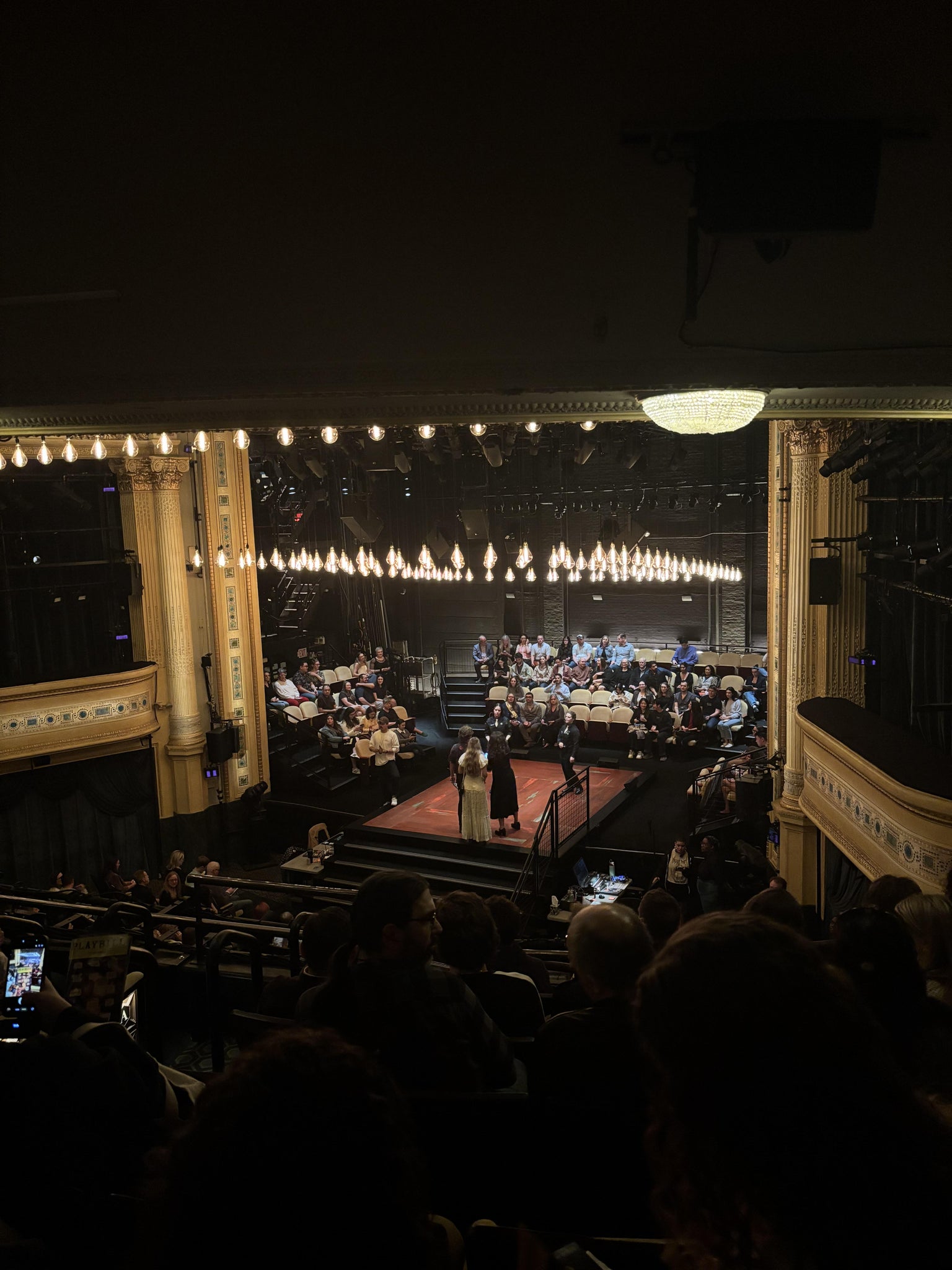 Real Fan View taken from Dress Circle at Hudson Theatre - New York by Aleks W