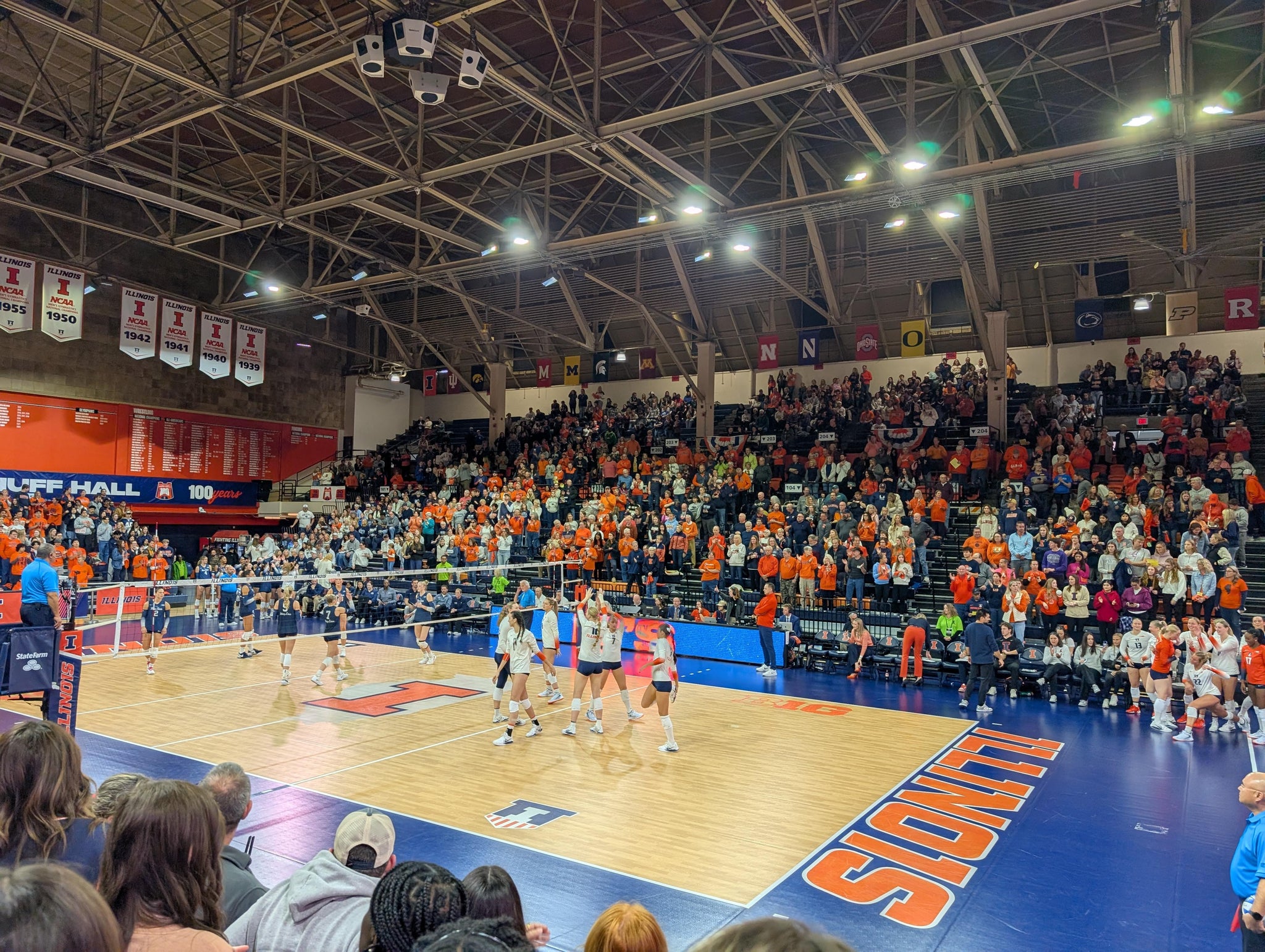 Real Fan View taken from Section 110 at Huff Hall by Talon B