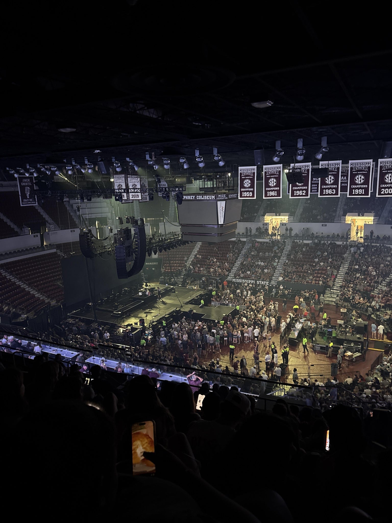 Real Fan View taken from Section 208 at Humphrey Coliseum by Kaleb K