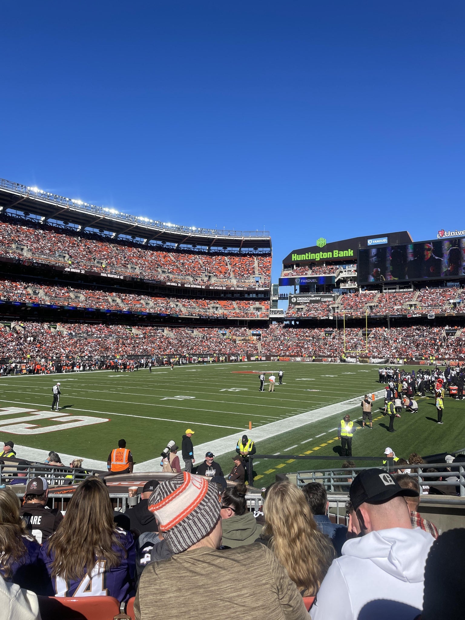 Real Fan View taken from Section 101 at Huntington Bank Field by Anonymous User