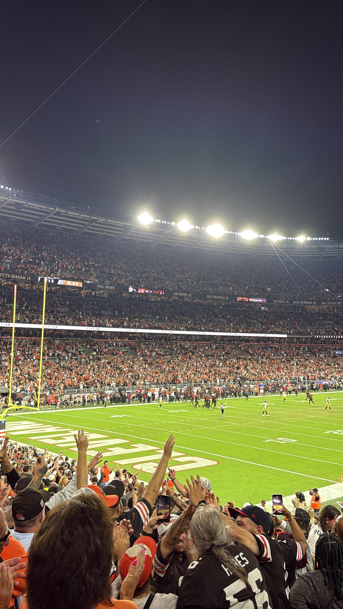 Real Fan View taken from Section 101 at Huntington Bank Field by Henya S