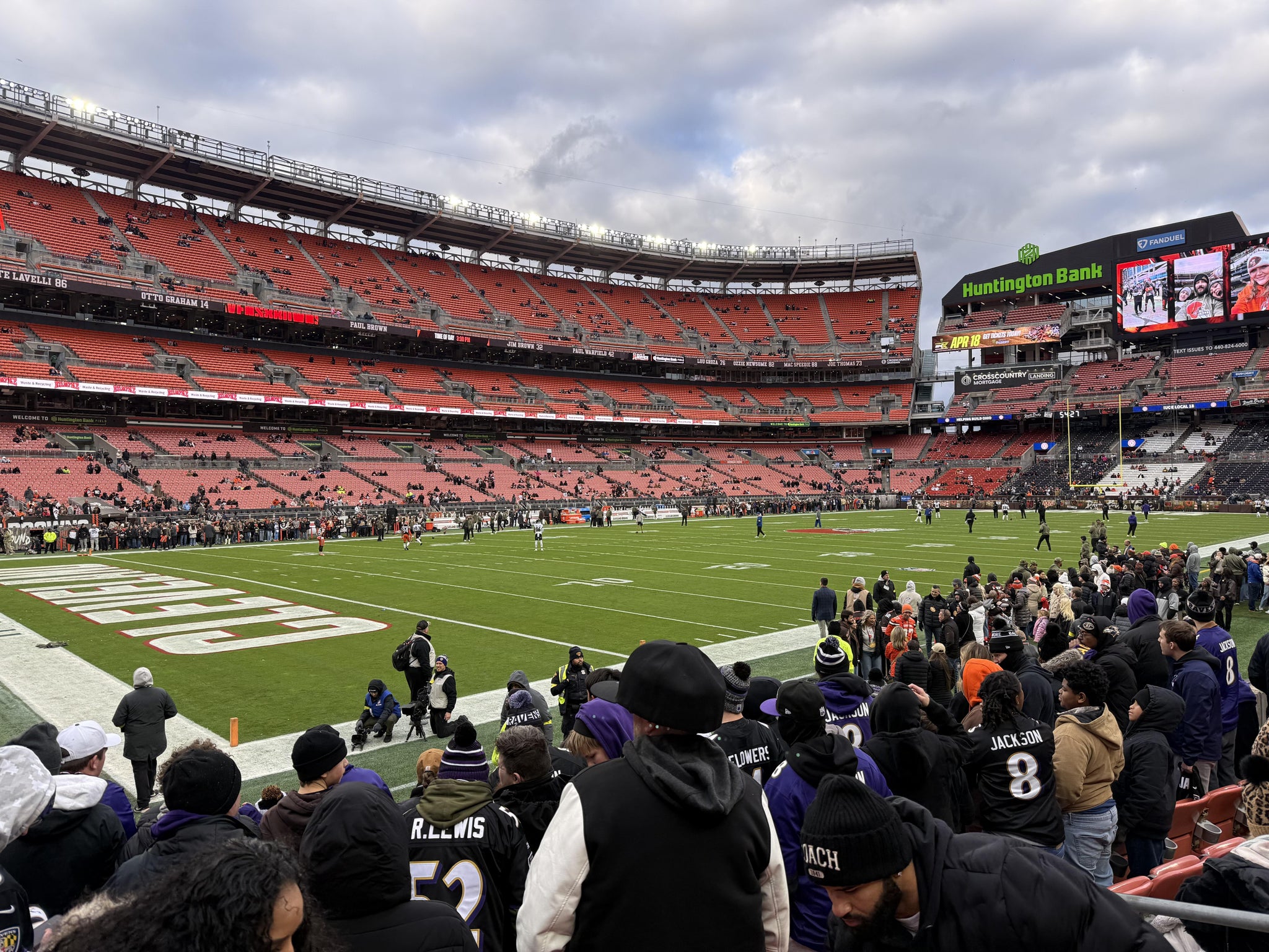 Real Fan View taken from Section 102 at Huntington Bank Field by Zachariah P