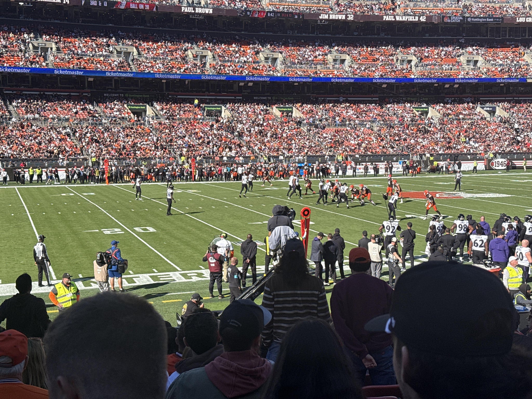 Real Fan View taken from Section 106 at Huntington Bank Field by Artavia W