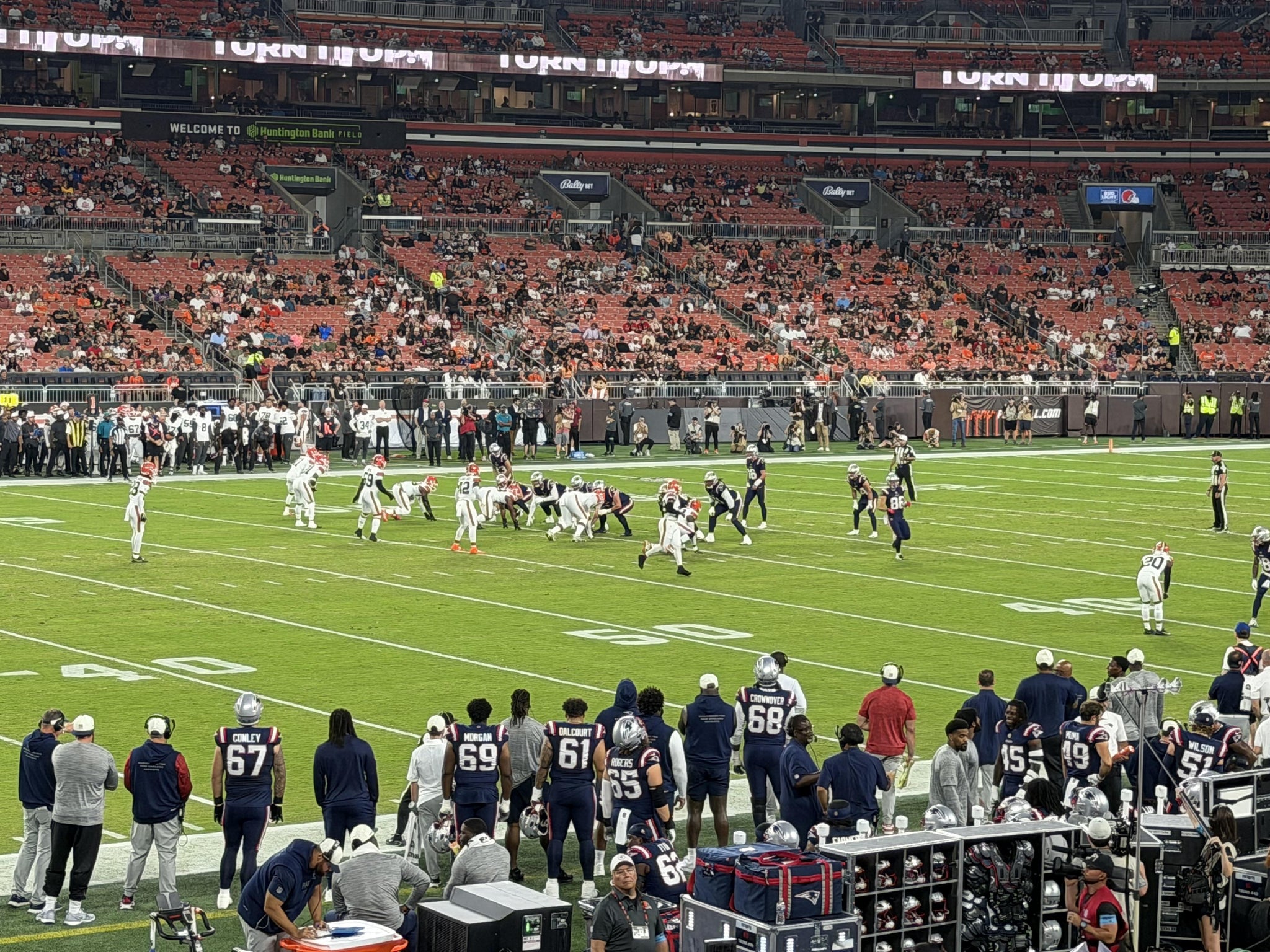 Real Fan View taken from Section 106 at Huntington Bank Field by Brian A