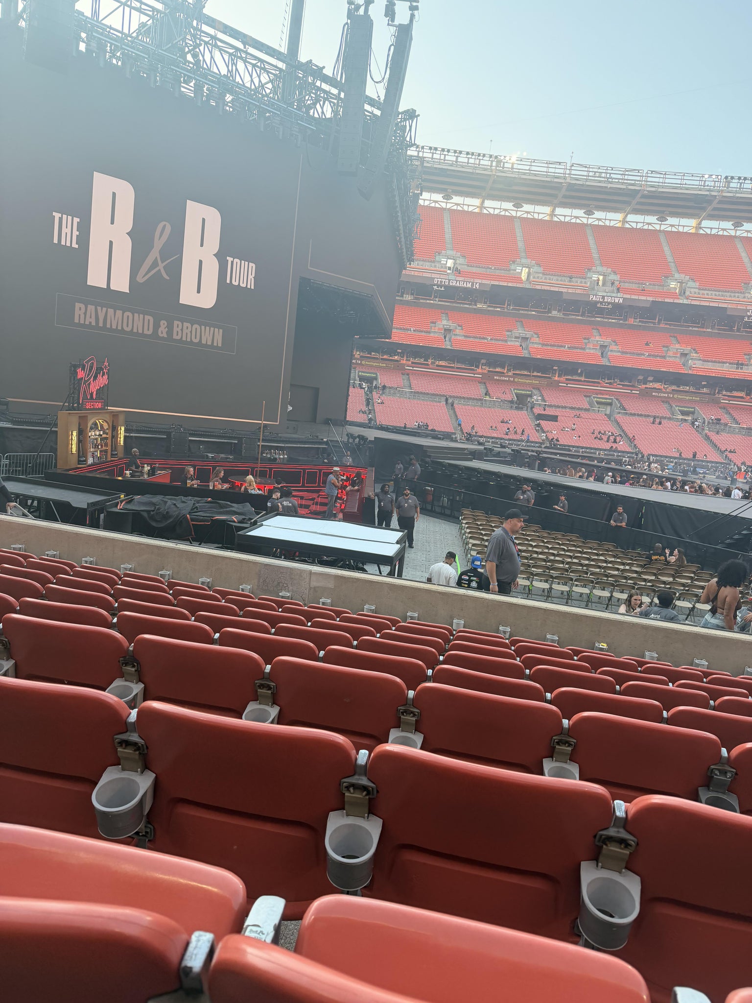 Real Fan View taken from Section 106 at Huntington Bank Field by Cari N