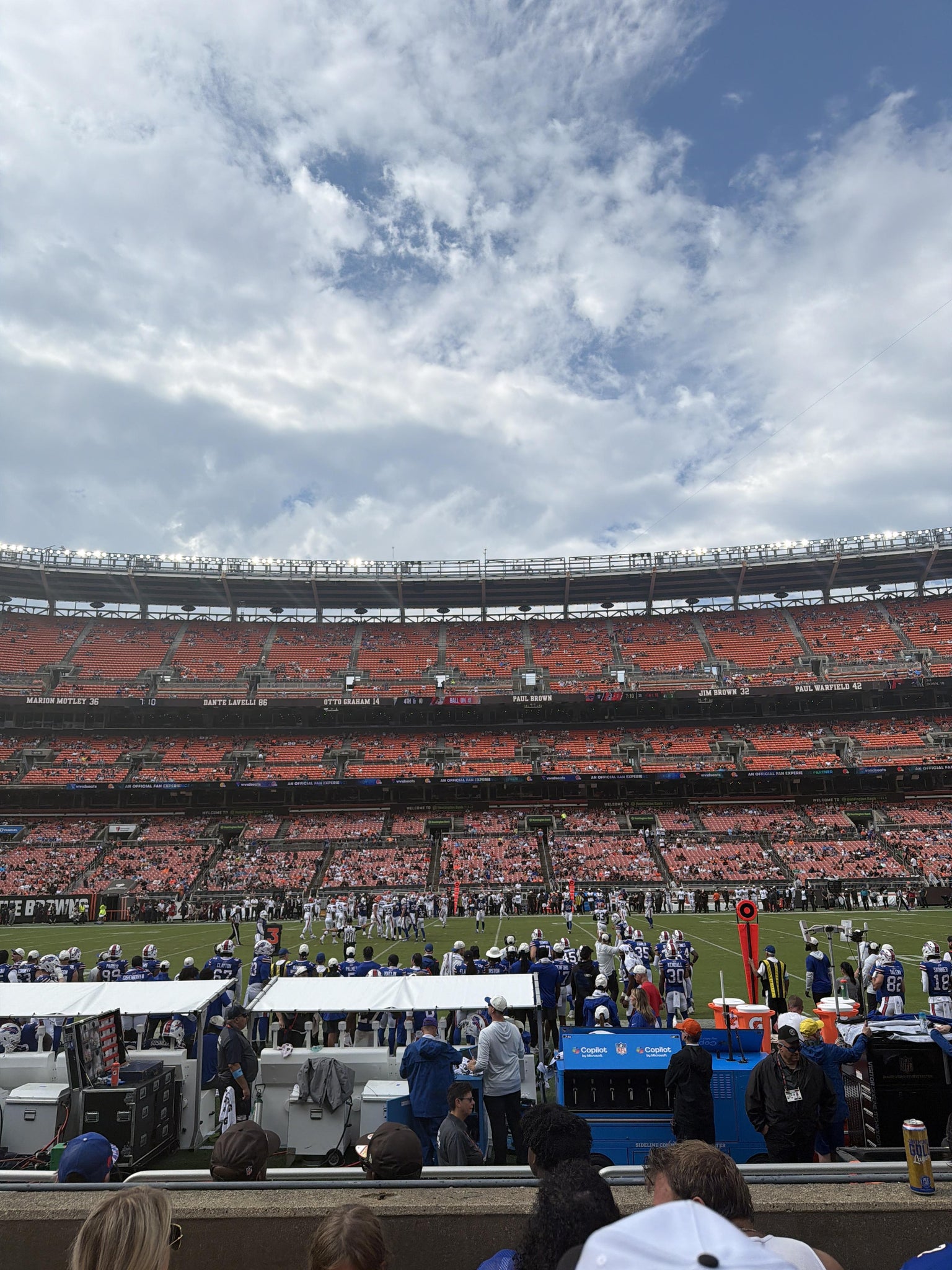 Real Fan View taken from Section 108 at Huntington Bank Field by Anonymous User