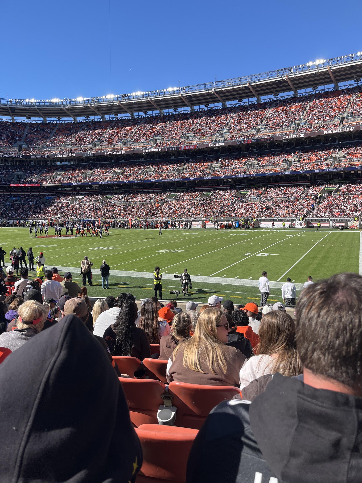 Real Fan View taken from Section 112 at Huntington Bank Field by Levi E