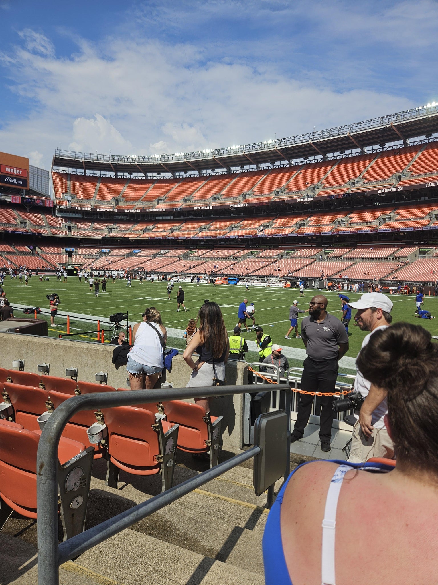 Real Fan View taken from Section 115 at Huntington Bank Field by Olivia M
