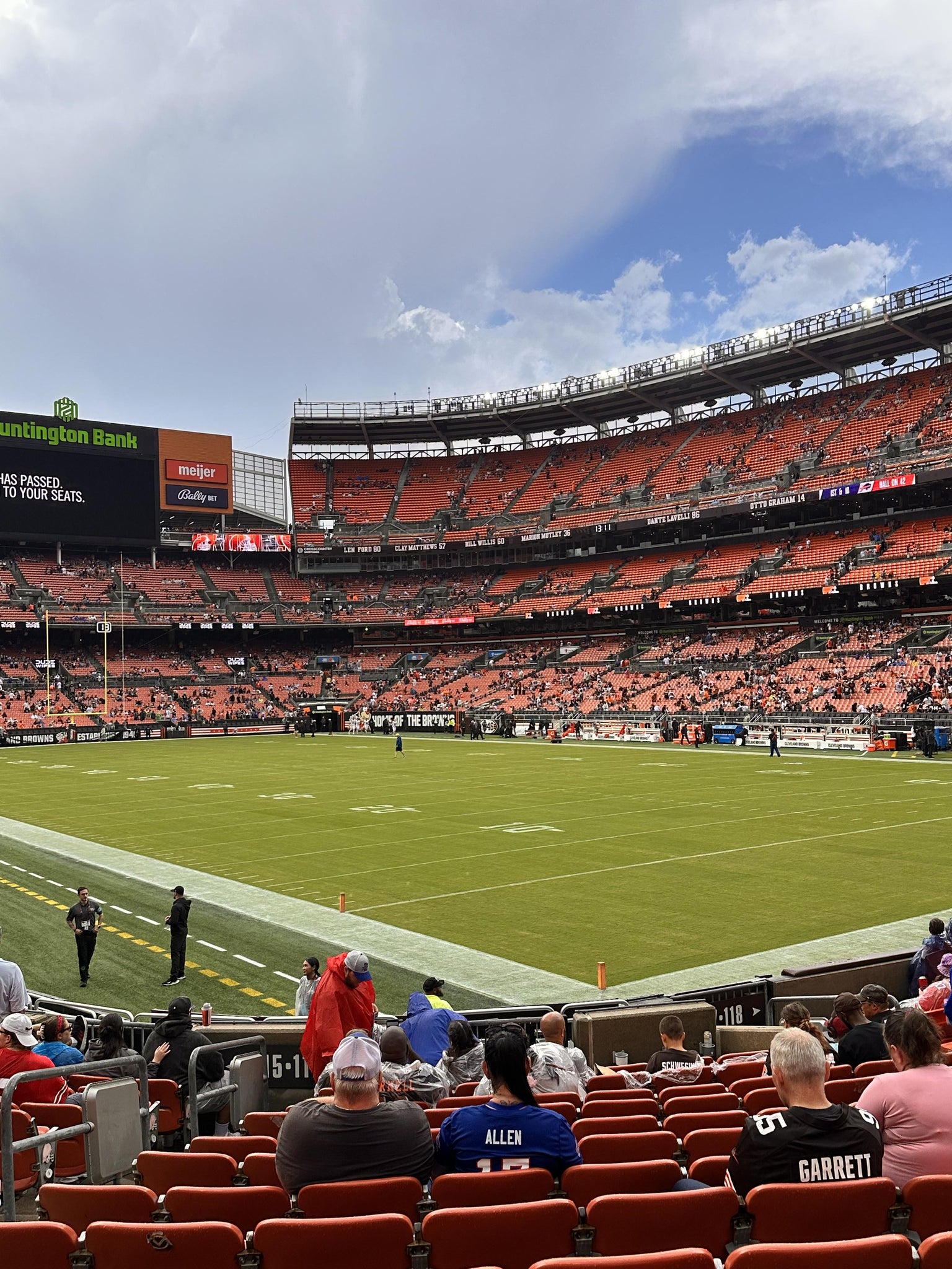 Real Fan View taken from Section 117 at Huntington Bank Field by Chris B