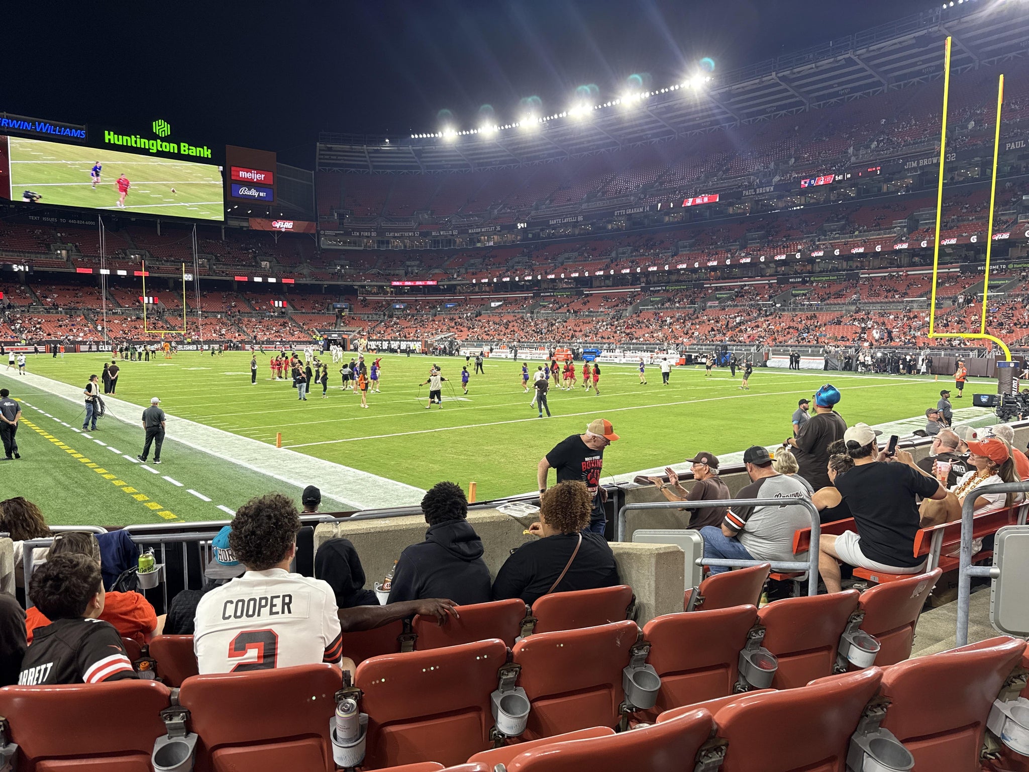 Real Fan View taken from Section 117 at Huntington Bank Field by Sean H