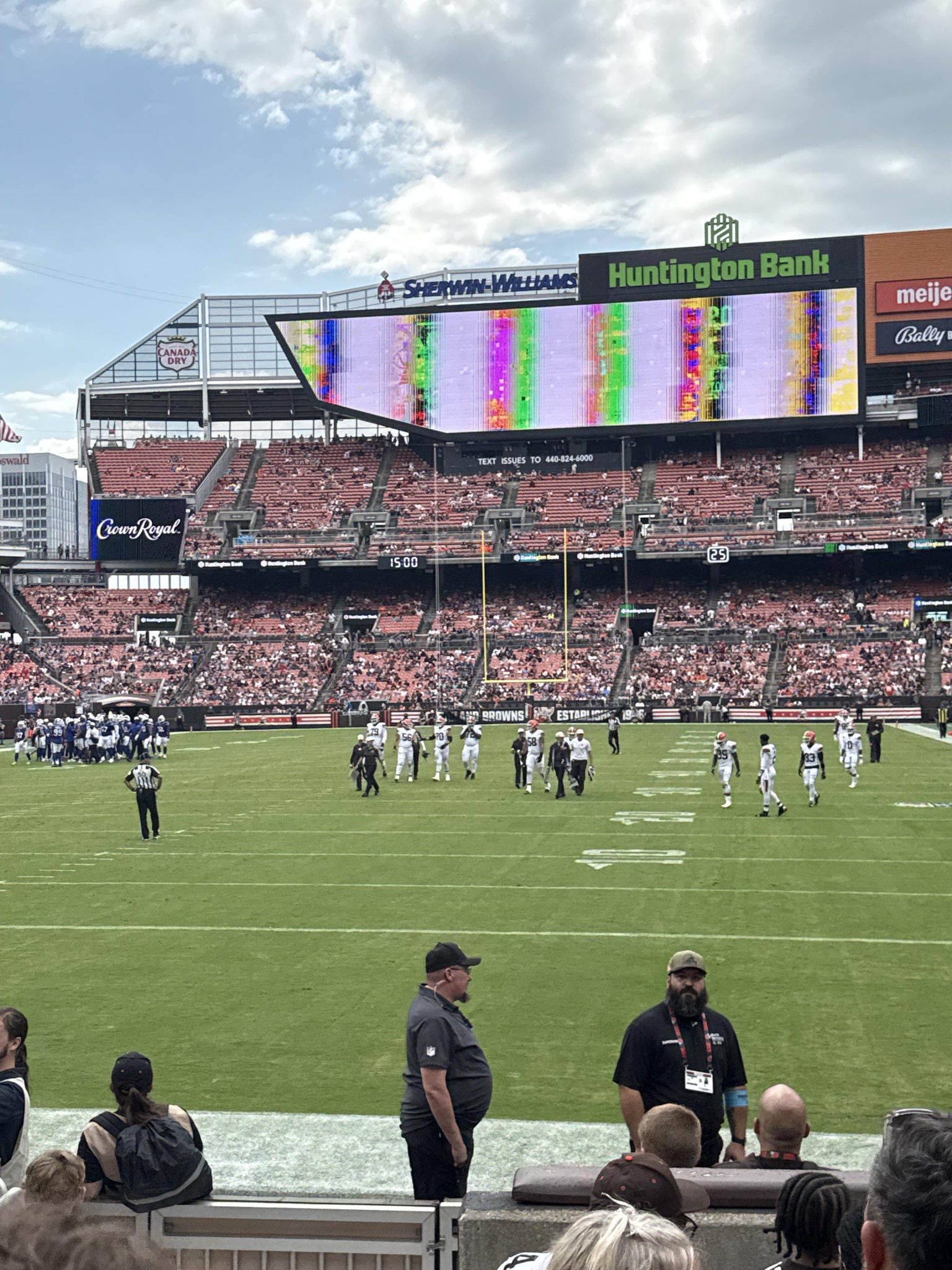 Real Fan View taken from Section 121 at Huntington Bank Field by Cory T