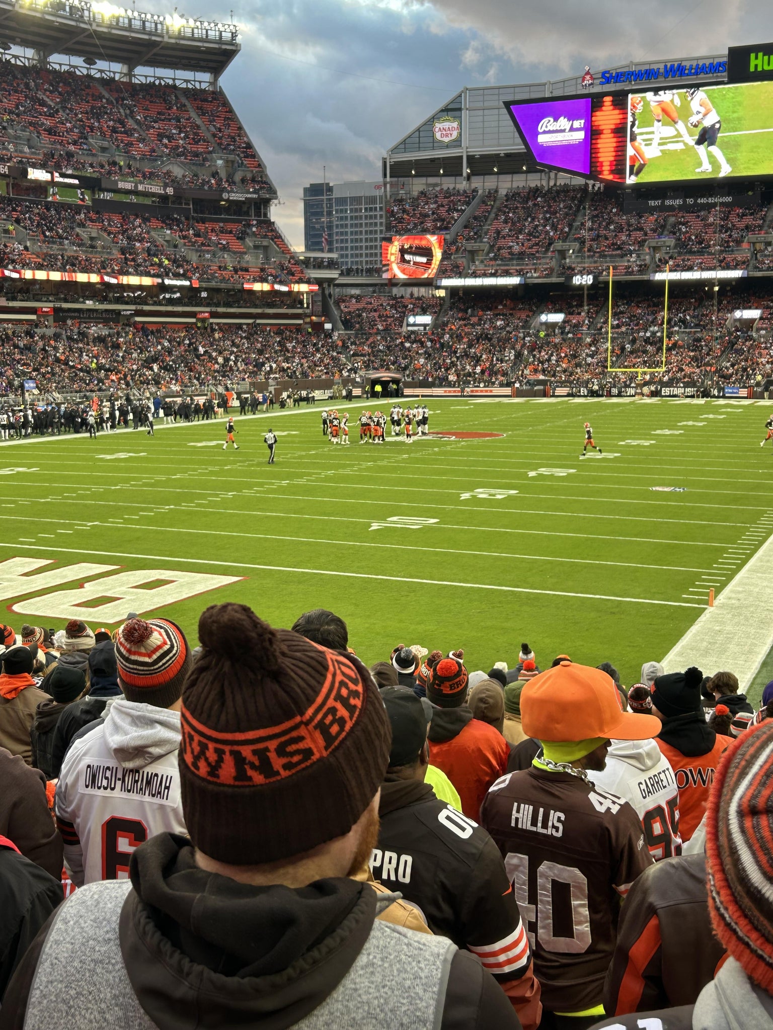 Real Fan View taken from Section 122 at Huntington Bank Field by Robert M