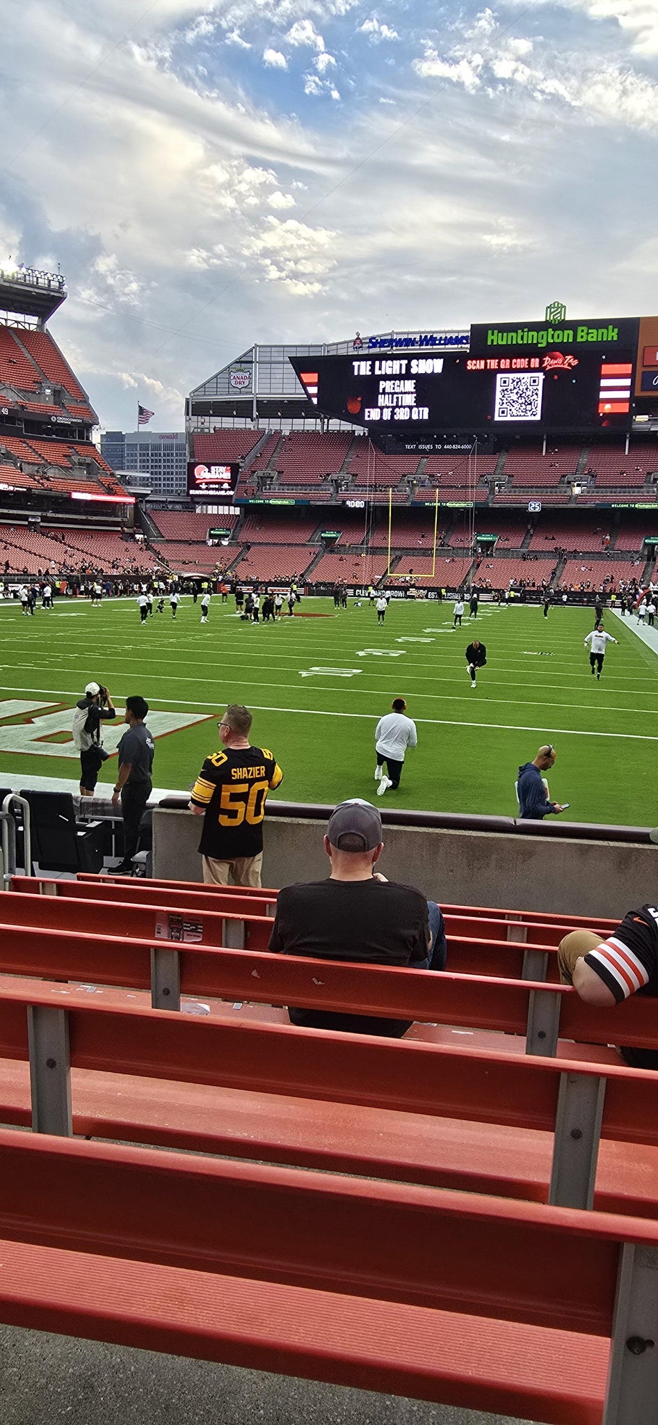 Real Fan View taken from Section 122 at Huntington Bank Field by Ethan L