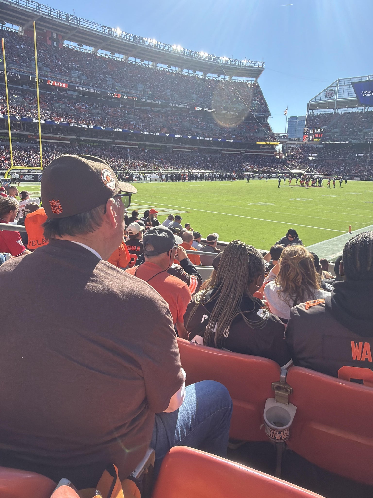 Real Fan View taken from Section 124 at Huntington Bank Field by Brittany L