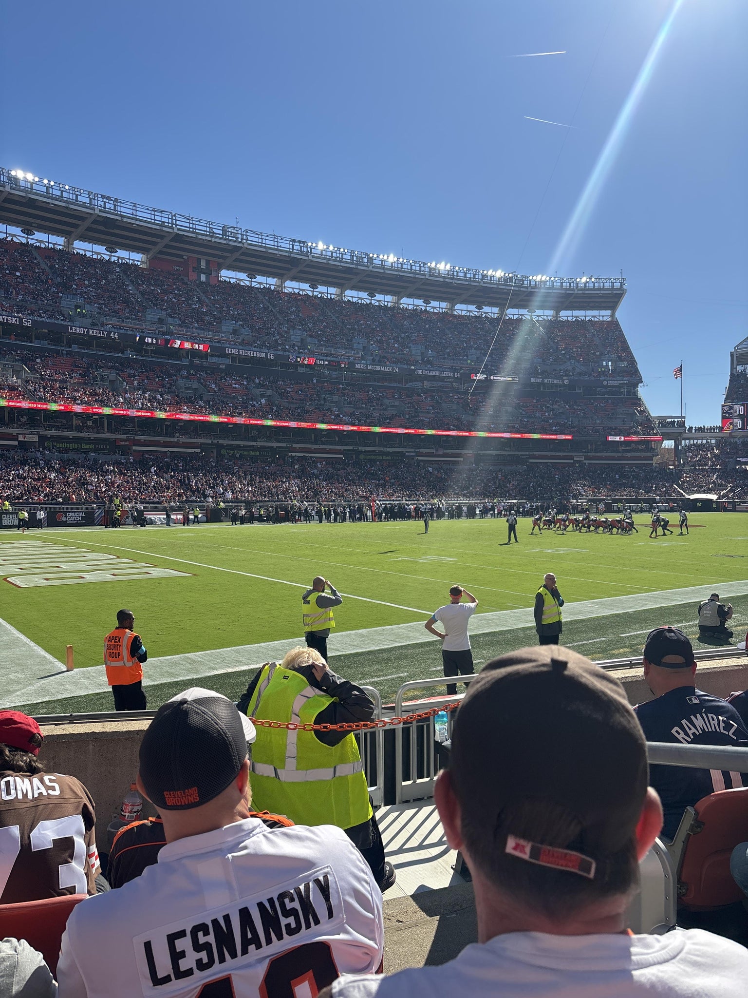 Real Fan View taken from Section 127 at Huntington Bank Field by Krystal C