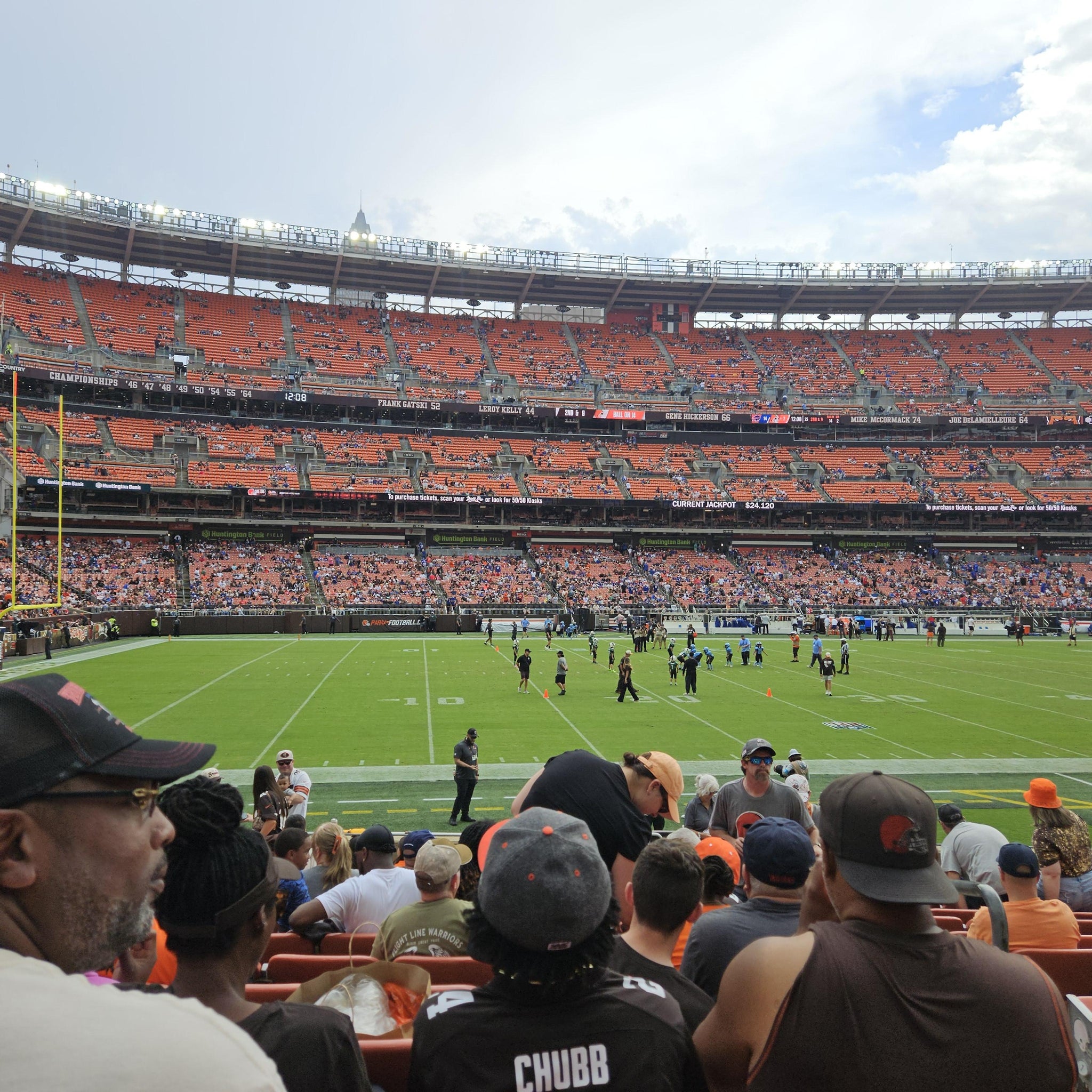 Real Fan View taken from Section 130 at Huntington Bank Field by Nichole L
