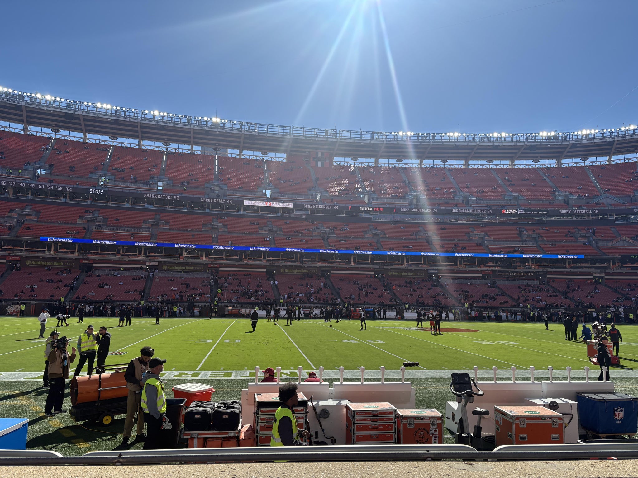 Real Fan View taken from Section 132 at Huntington Bank Field by Reyante W