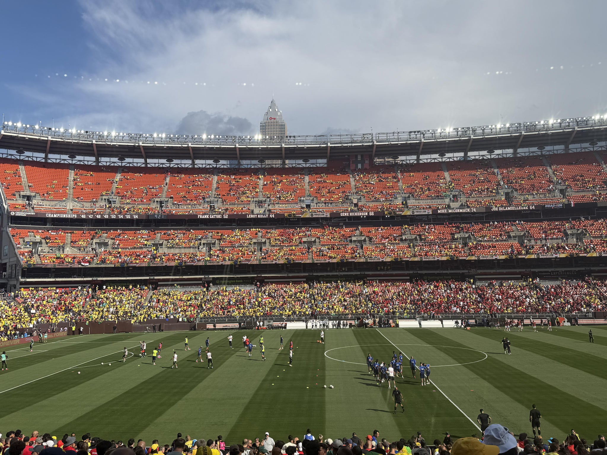 Real Fan View taken from Section 133 at Huntington Bank Field by Roman S