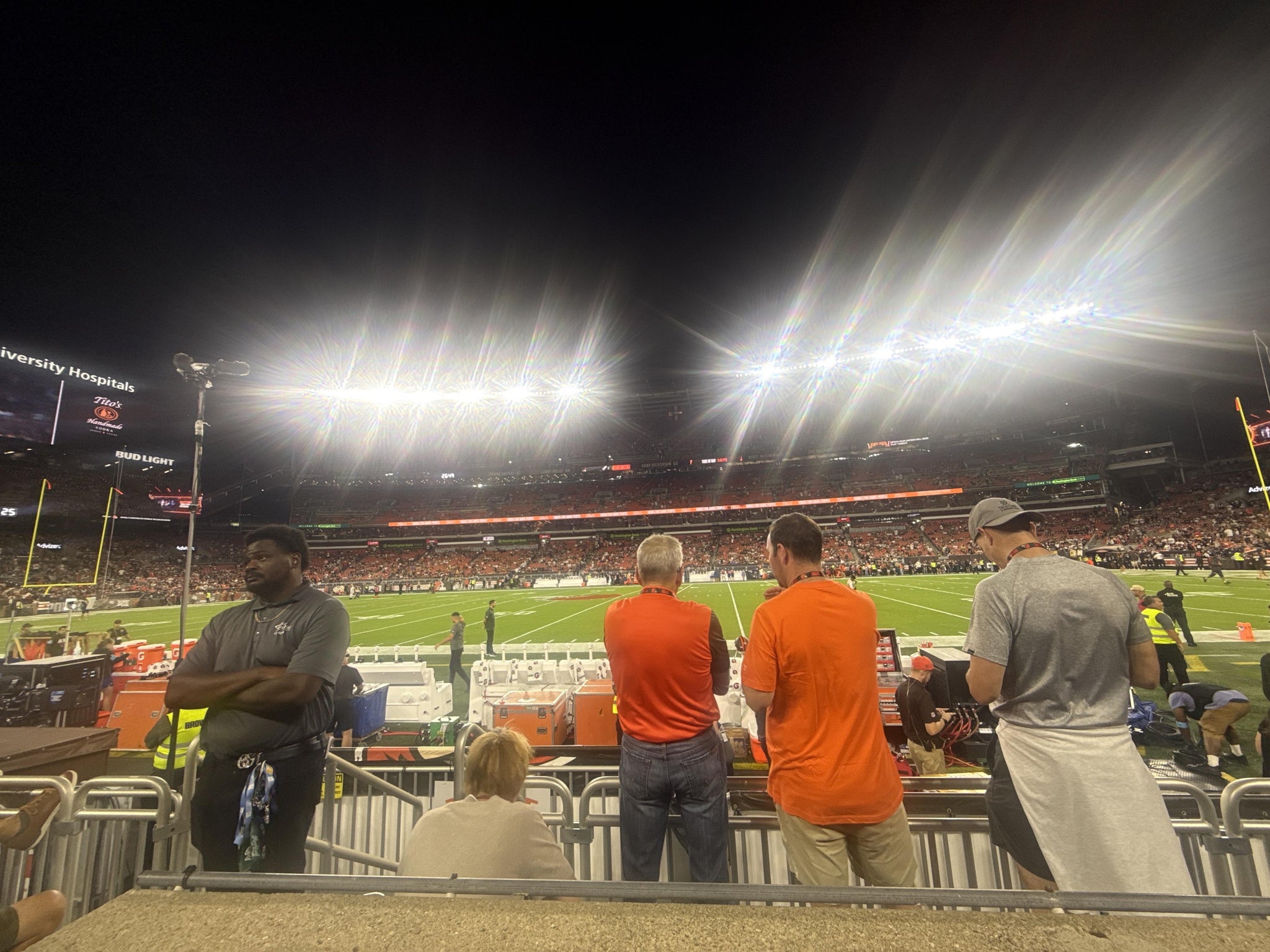 Real Fan View taken from Section 135 at Huntington Bank Field by Anna H