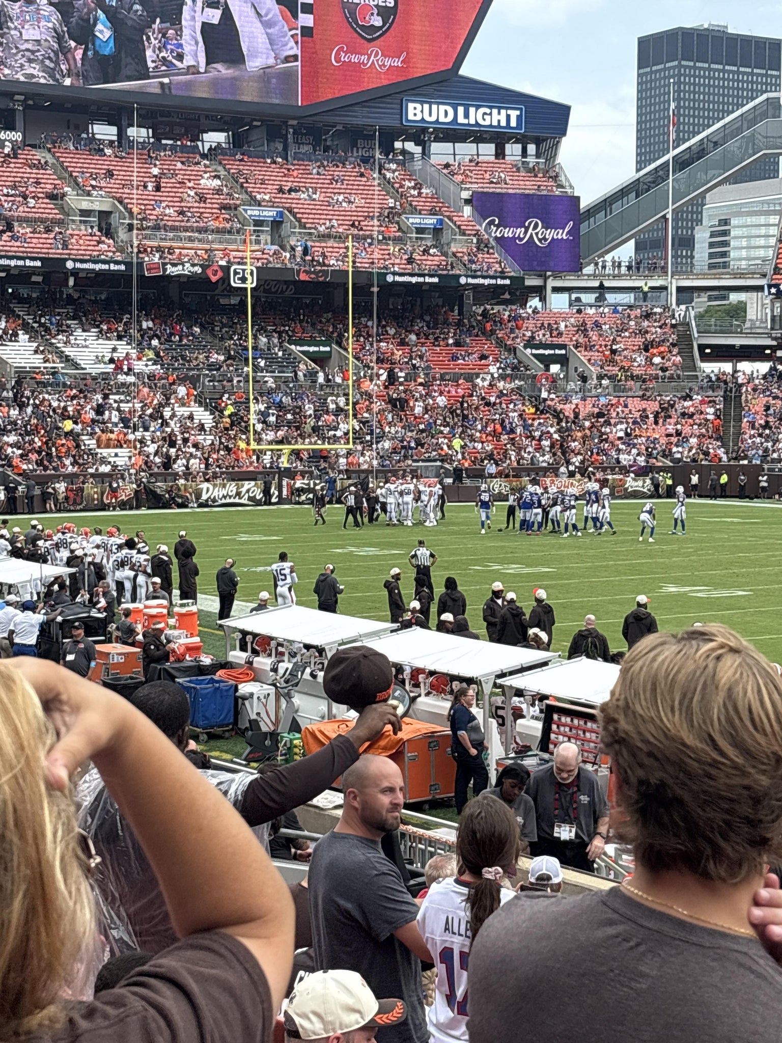 Real Fan View taken from Section 136 at Huntington Bank Field by Ericka B