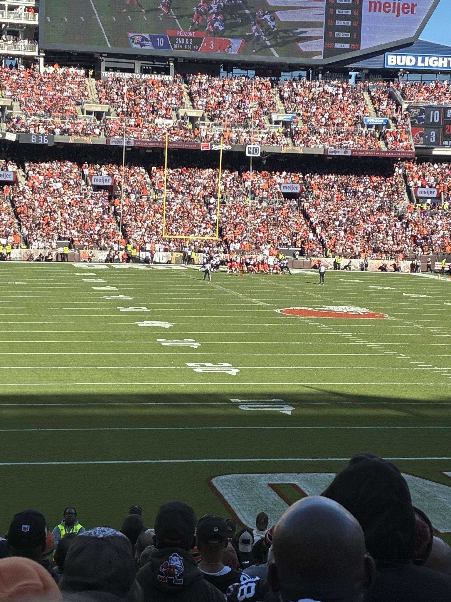 Real Fan View taken from Section 145 at Huntington Bank Field by Daphne W