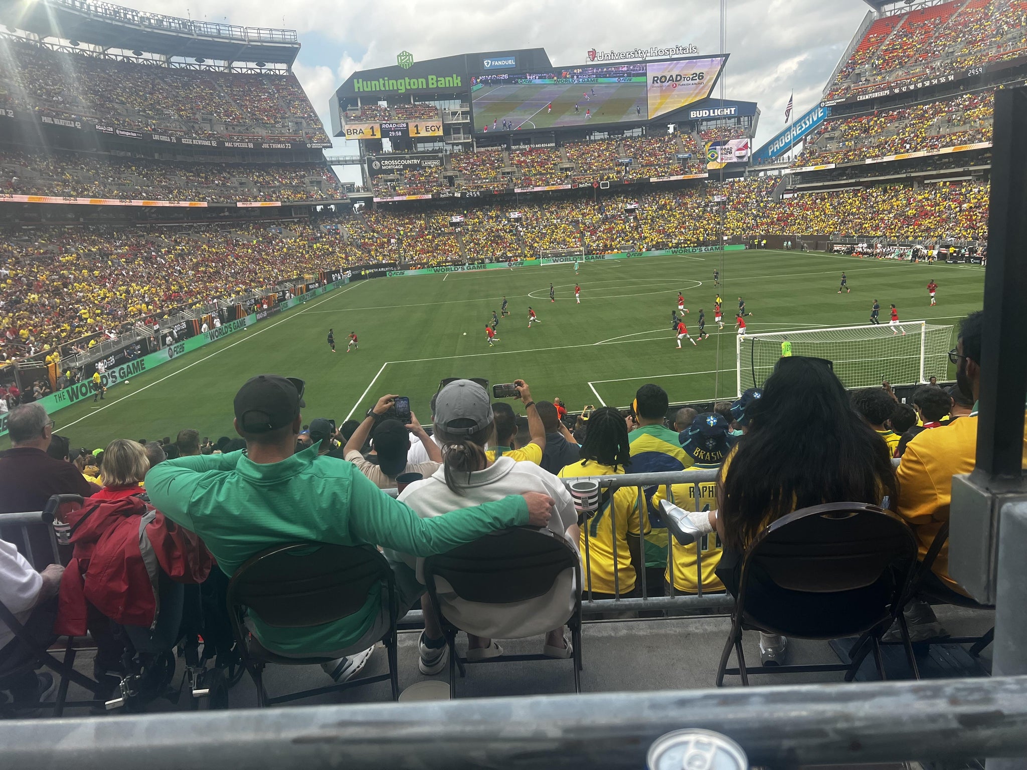 Real Fan View taken from Section 146 at Huntington Bank Field by Jessica C