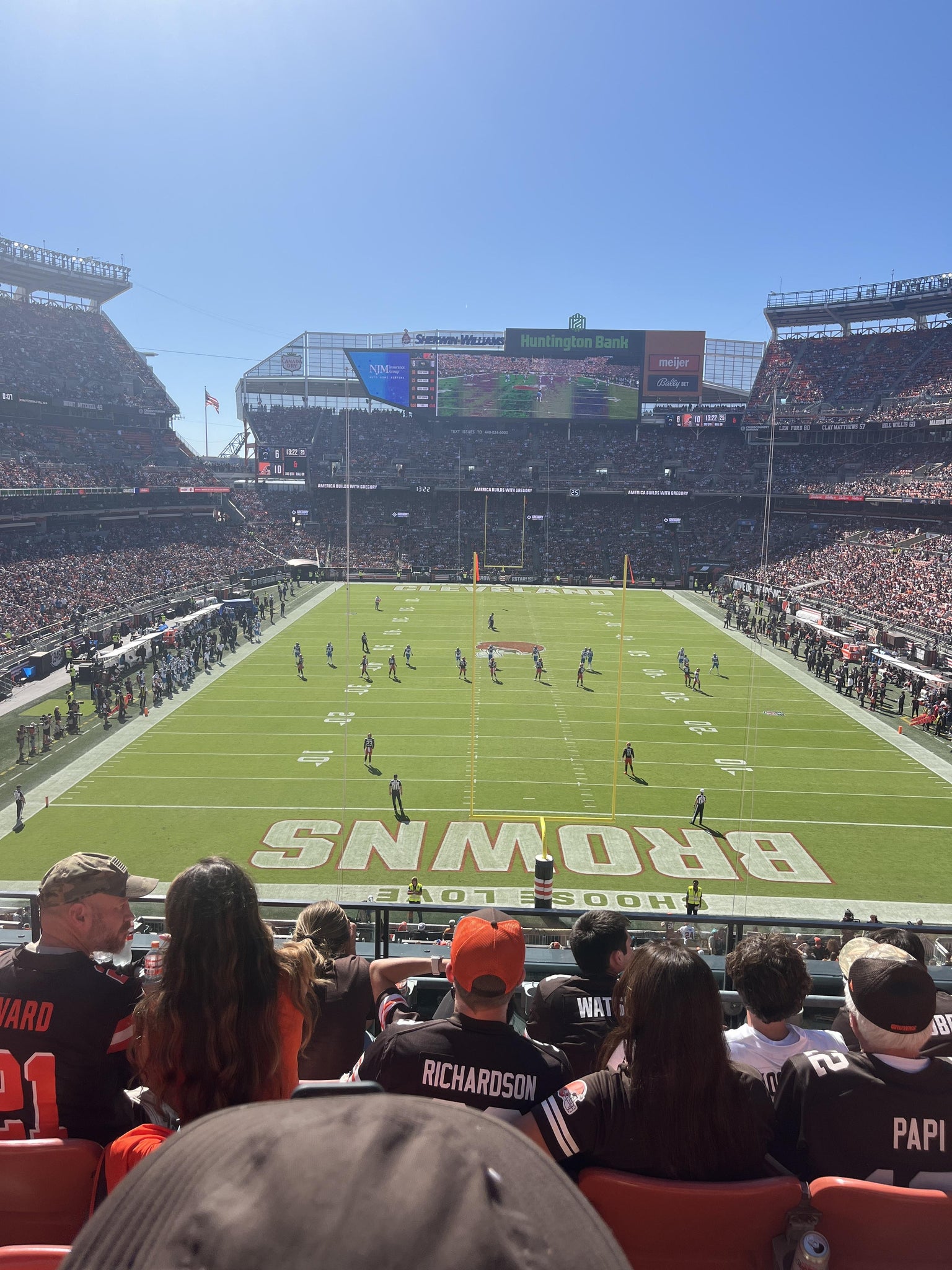 Real Fan View taken from Section 320 at Huntington Bank Field by Ayonna S