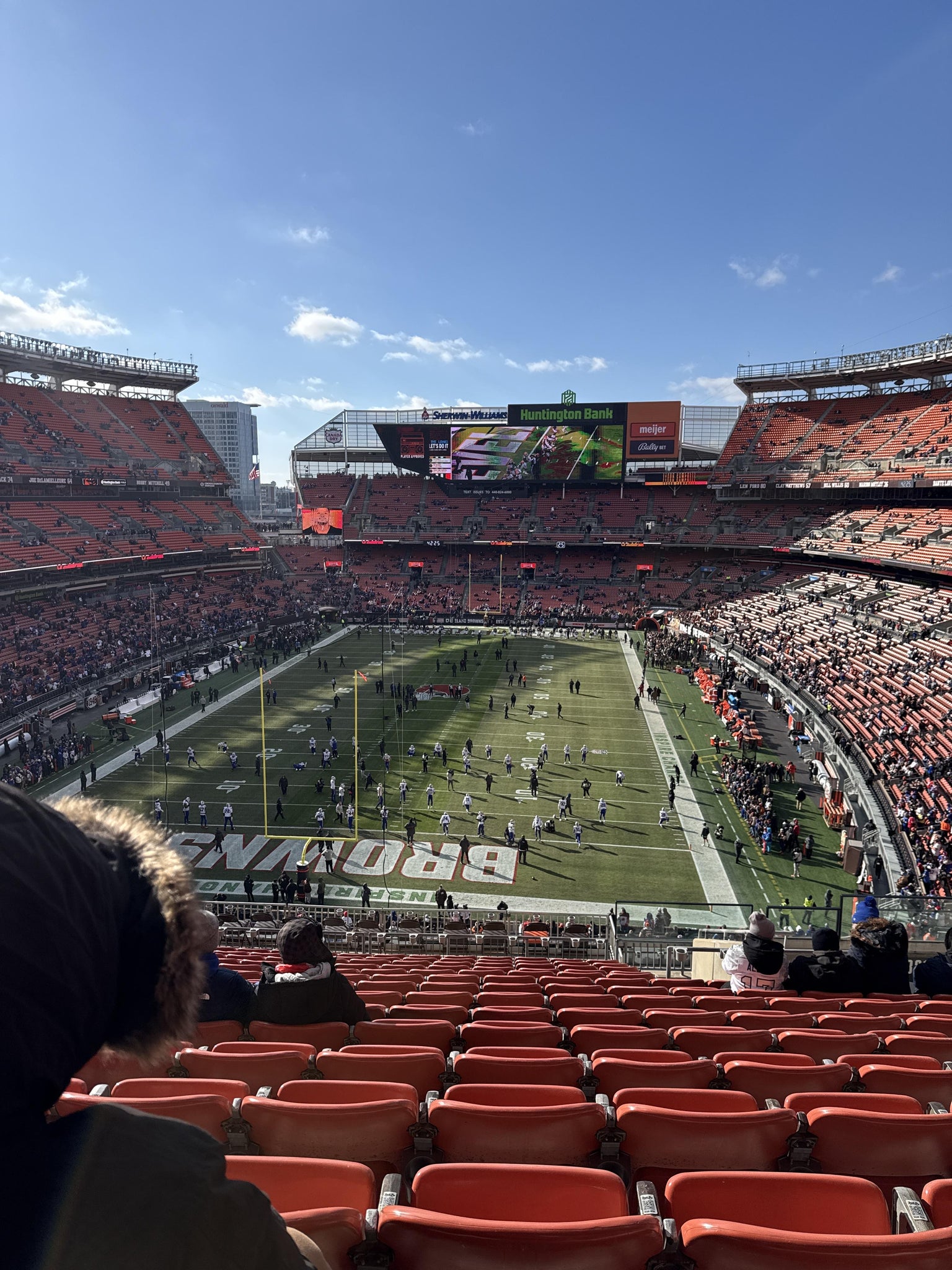 Real Fan View taken from Section 321 at Huntington Bank Field by Katrina P