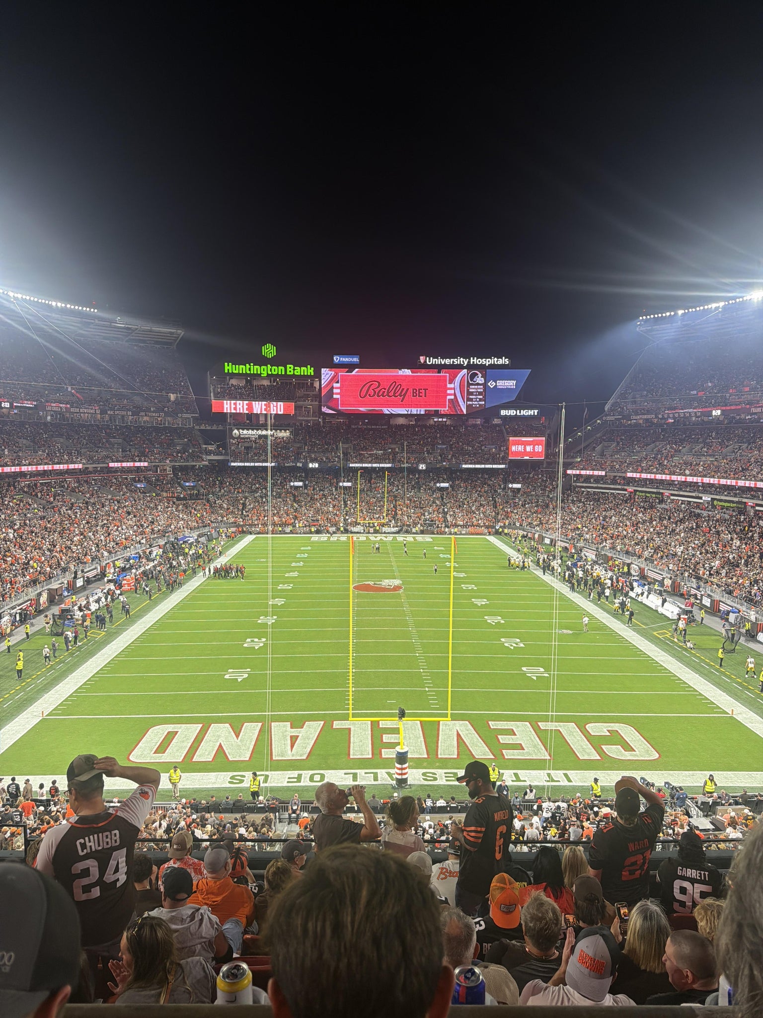 Real Fan View taken from Section 347 at Huntington Bank Field by Stella R