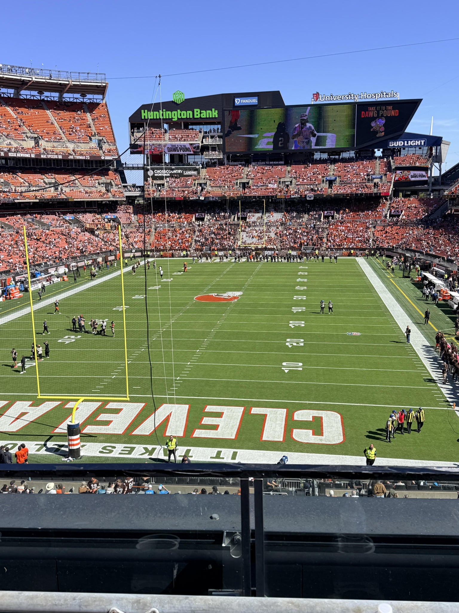 Real Fan View taken from Section 348 at Huntington Bank Field by Justin K