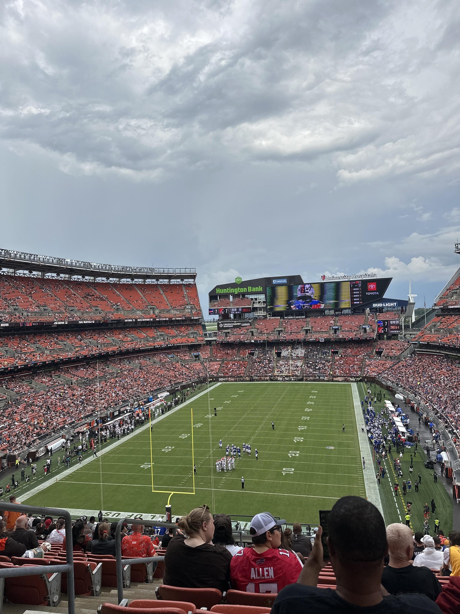 Real Fan View taken from Section 349 at Huntington Bank Field by Michaela G