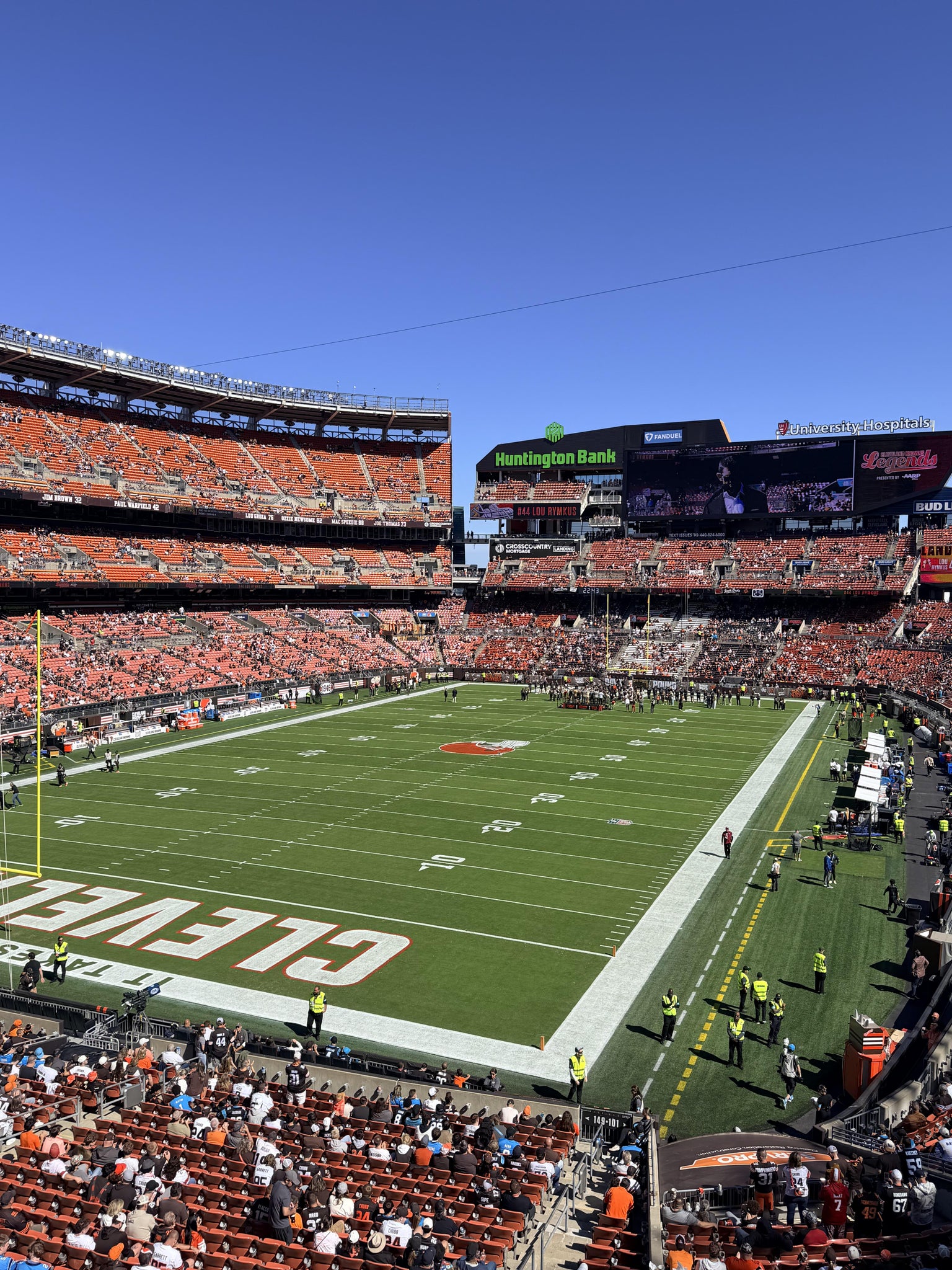 Real Fan View taken from Section 350 at Huntington Bank Field by Vincent L