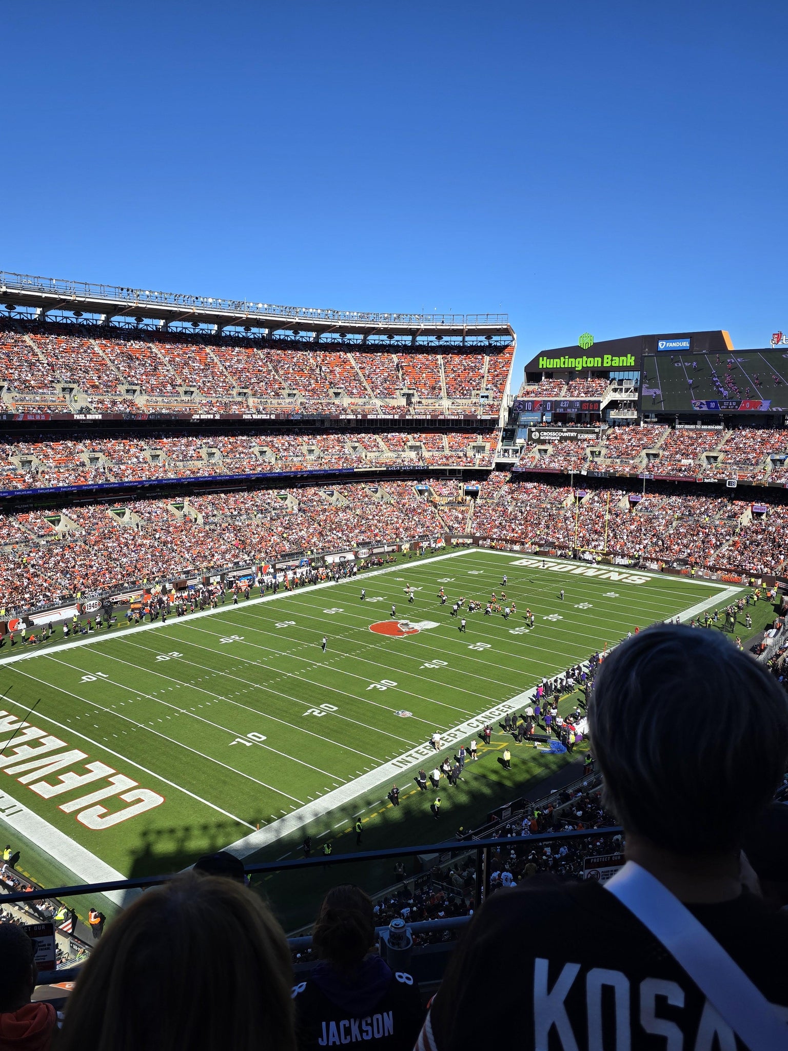 Real Fan View taken from Section 502 at Huntington Bank Field by Robert S