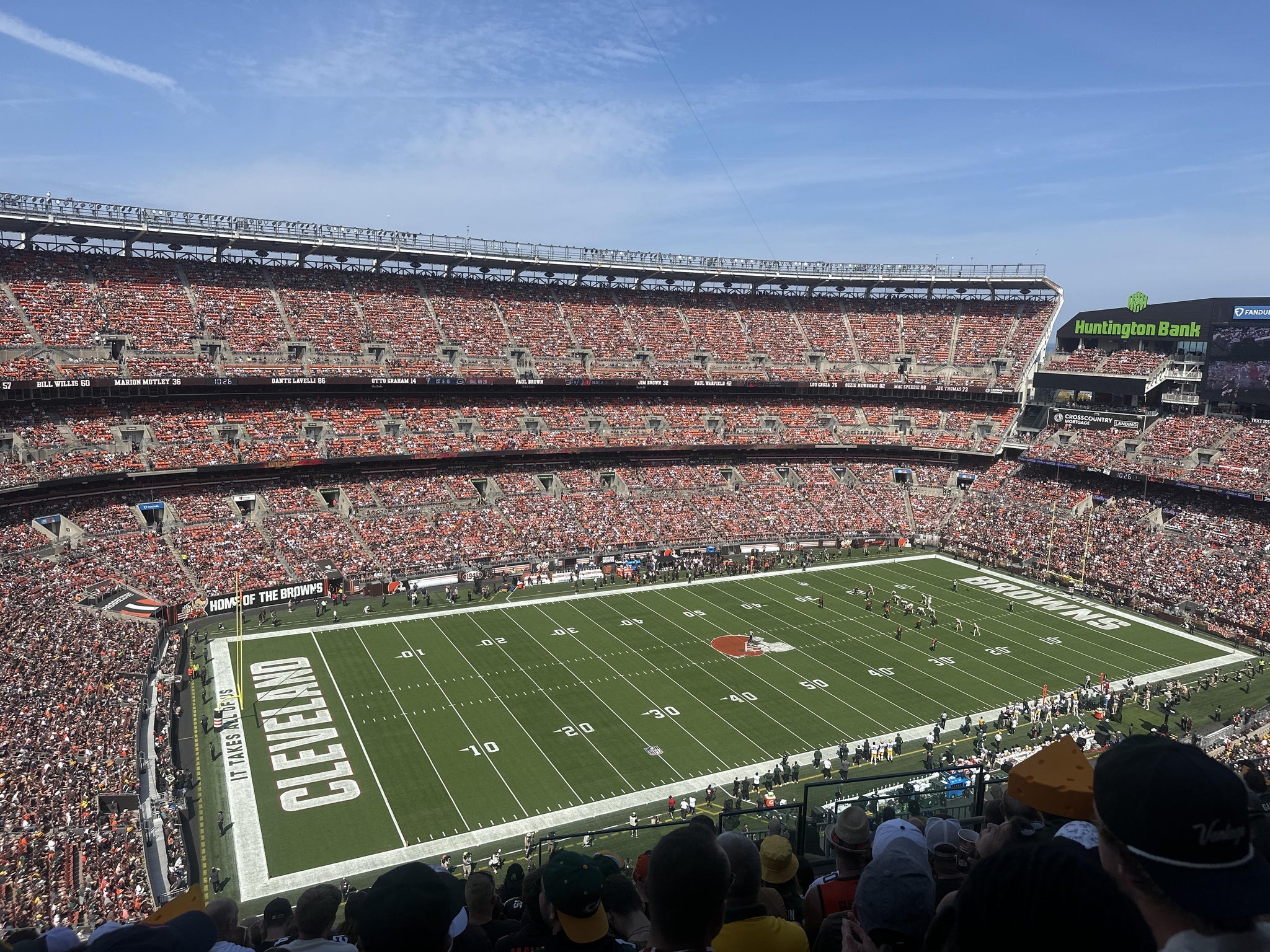 Real Fan View taken from Section 504 at Huntington Bank Field by Aidan W