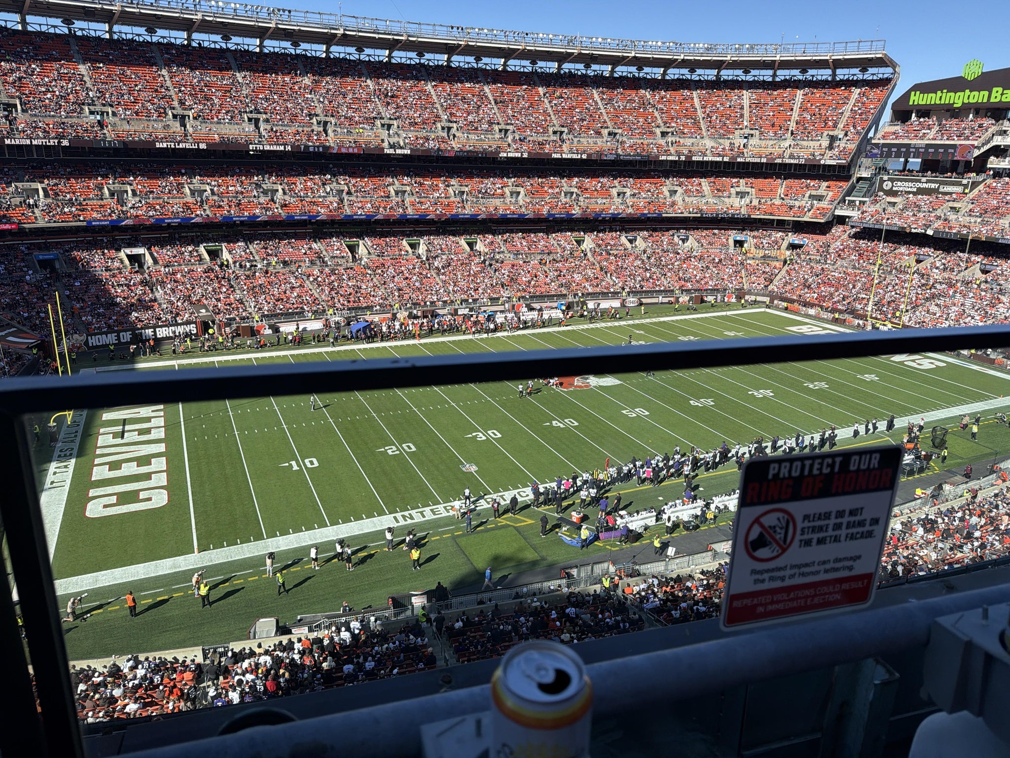 Real Fan View taken from Section 505 at Huntington Bank Field by Madison W