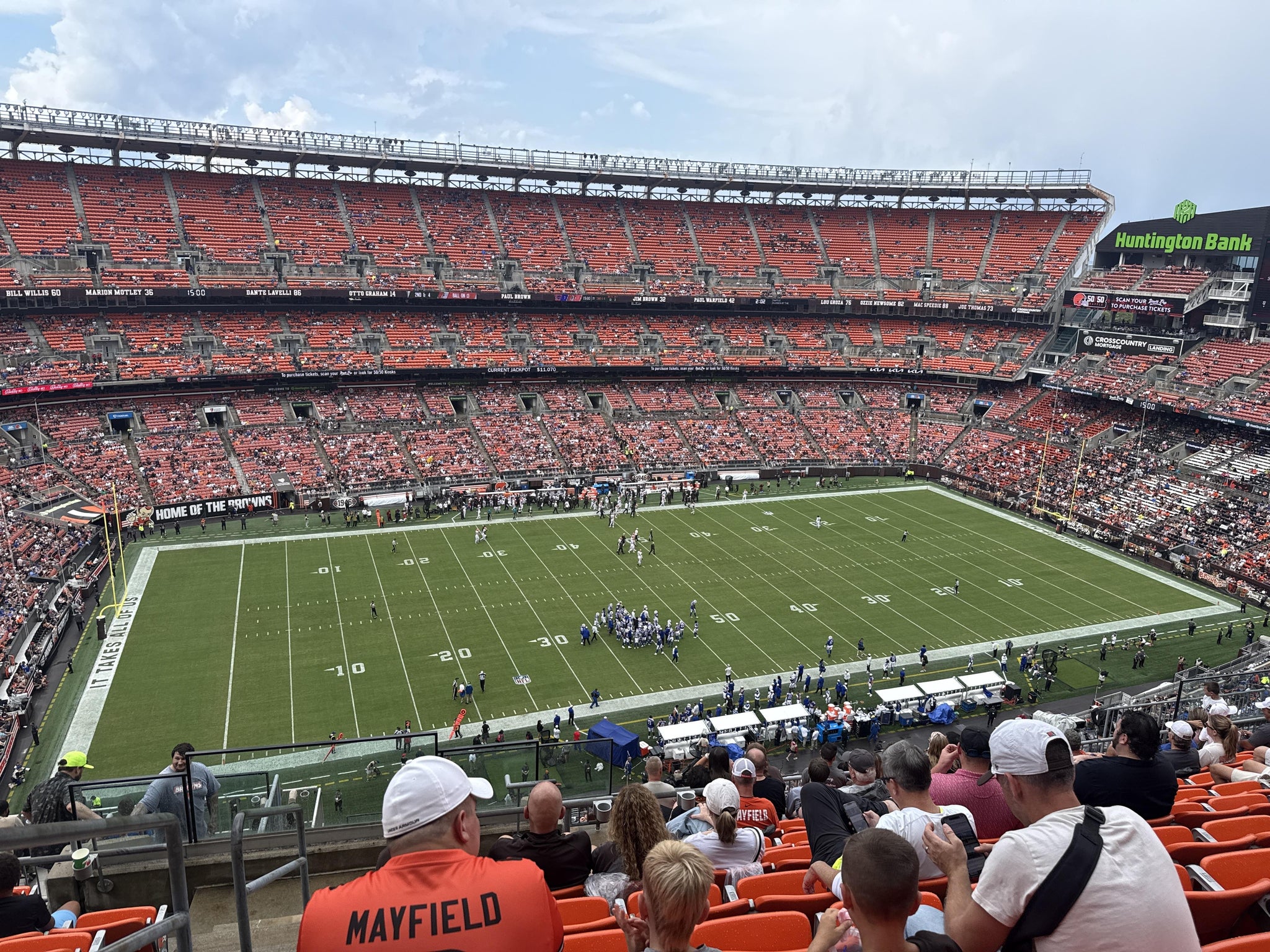 Real Fan View taken from Section 506 at Huntington Bank Field by Matt G