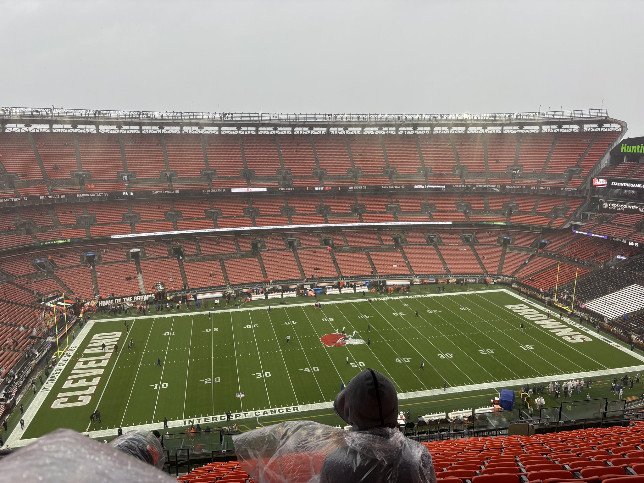 Real Fan View taken from Section 507 at Huntington Bank Field by Jennifer Z