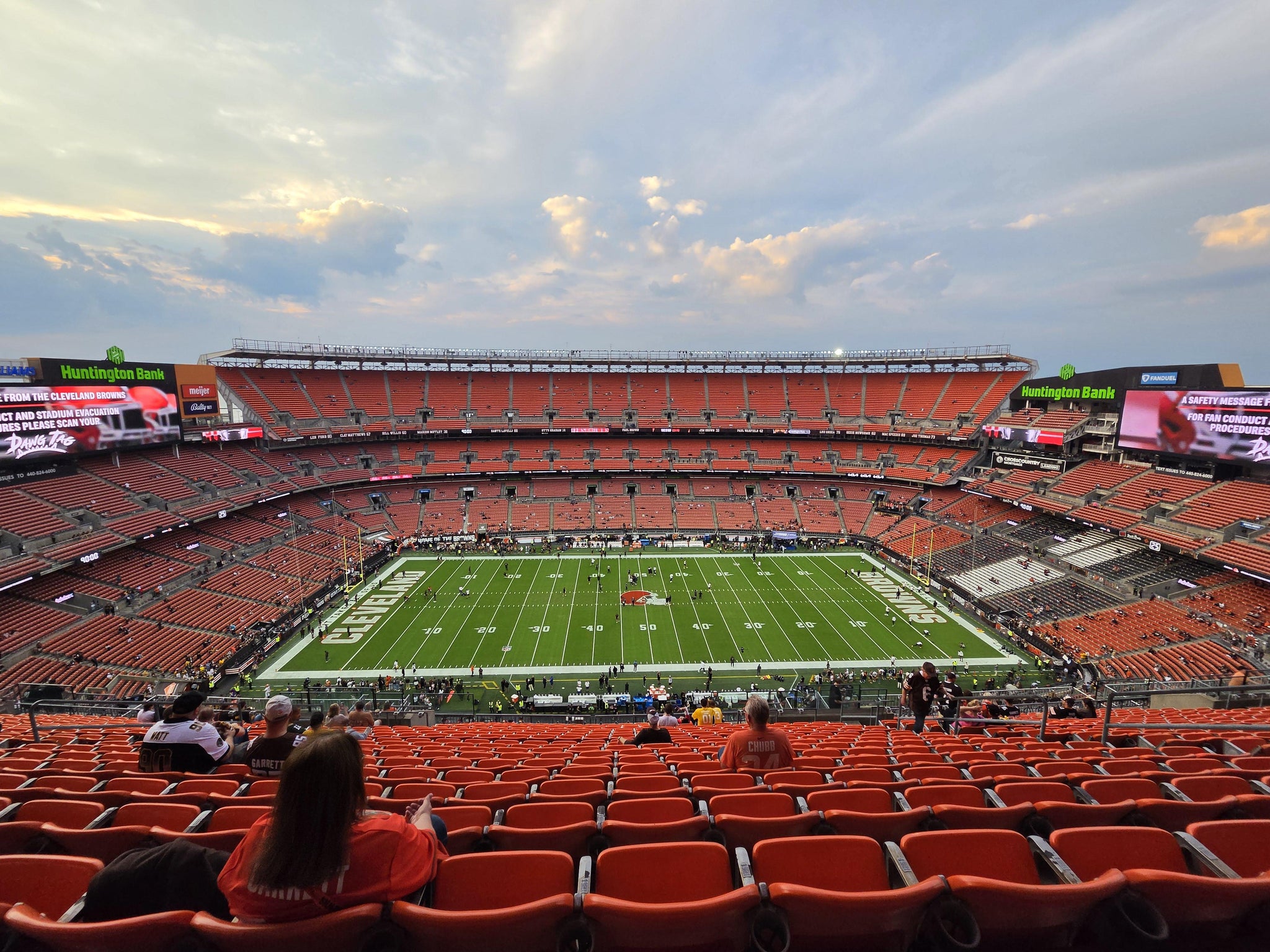 Real Fan View taken from Section 508 at Huntington Bank Field by Amber U