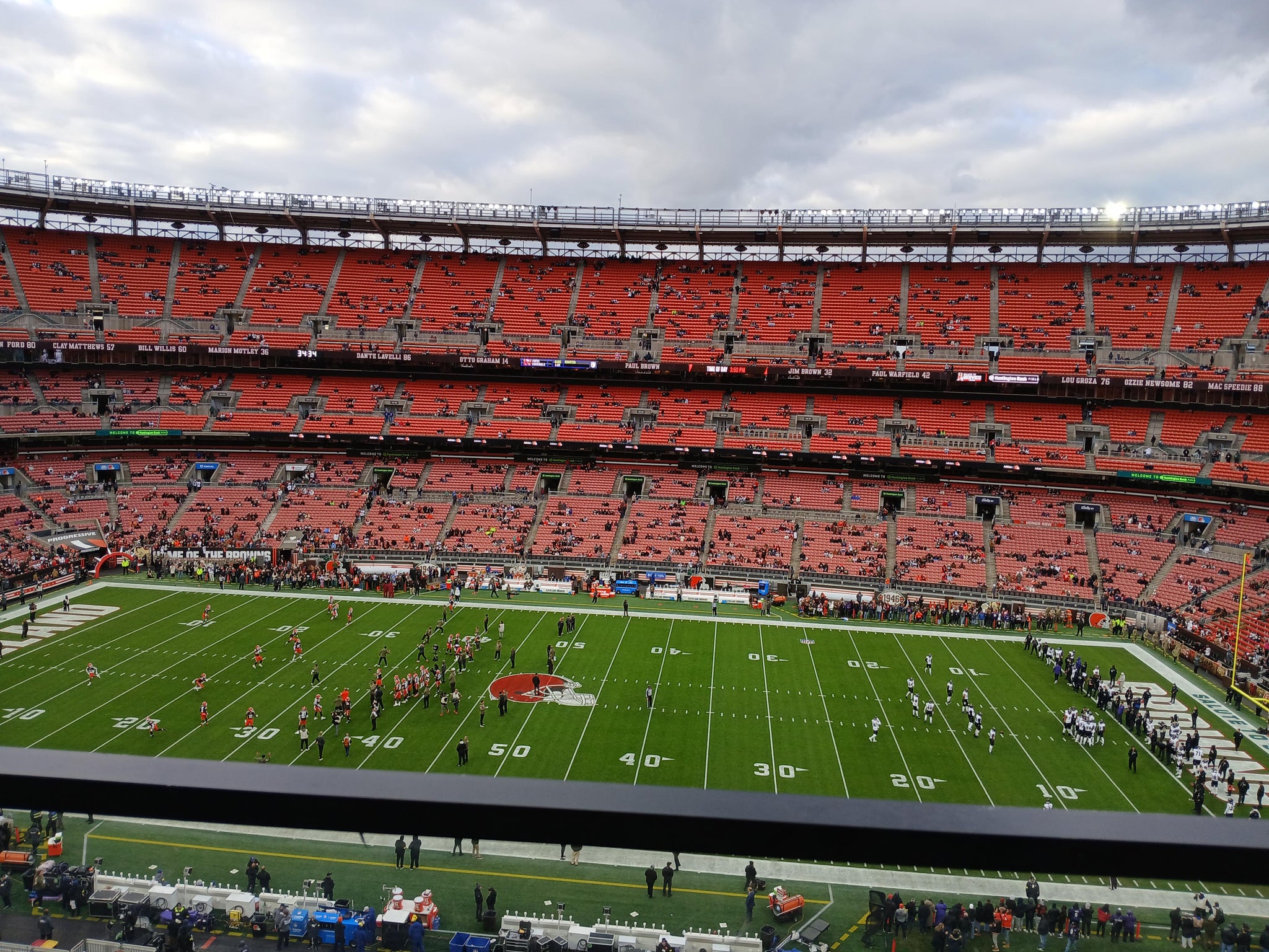 Real Fan View taken from Section 510 at Huntington Bank Field by Cael M