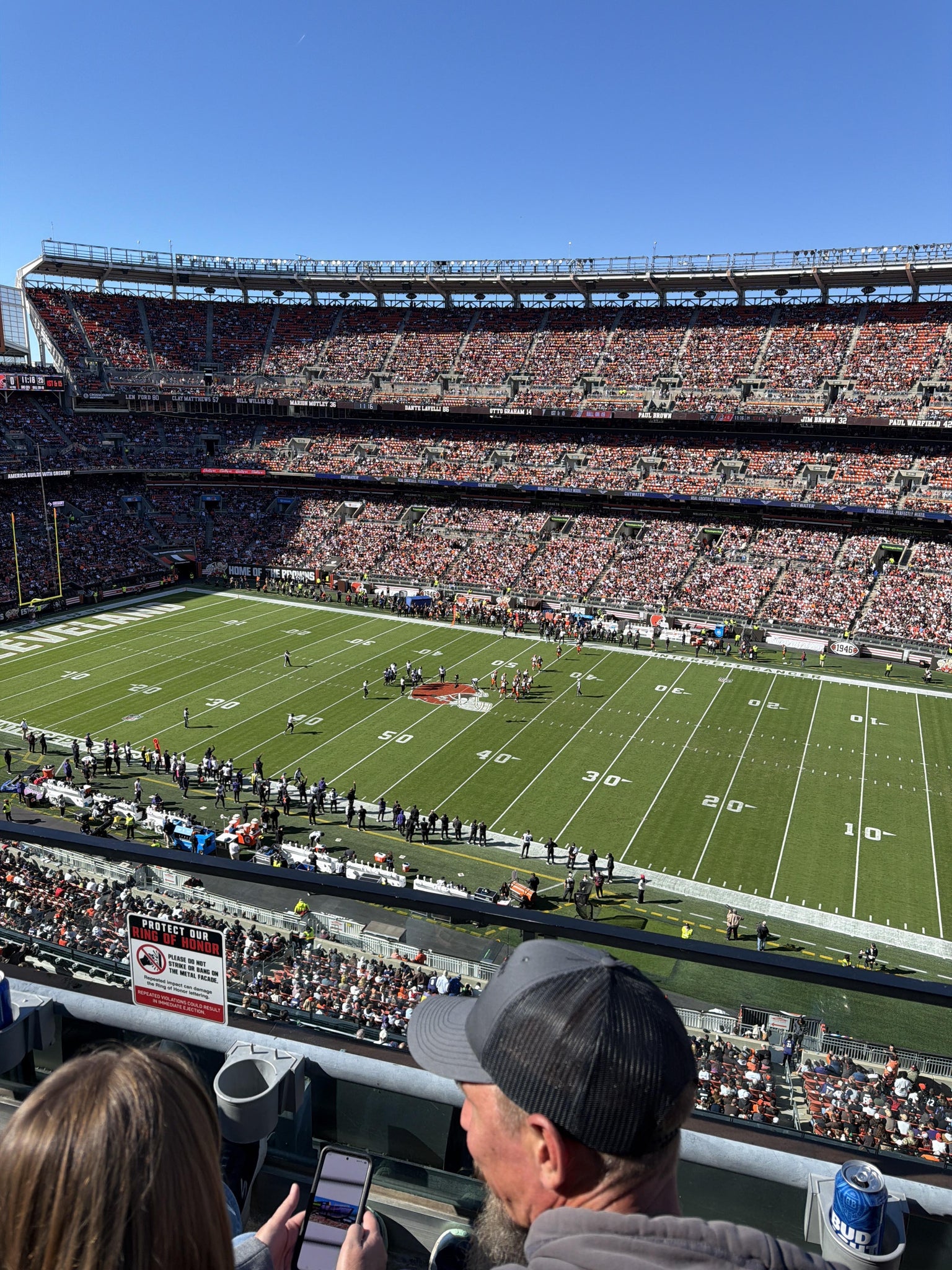 Real Fan View taken from Section 511 at Huntington Bank Field by Christopher P