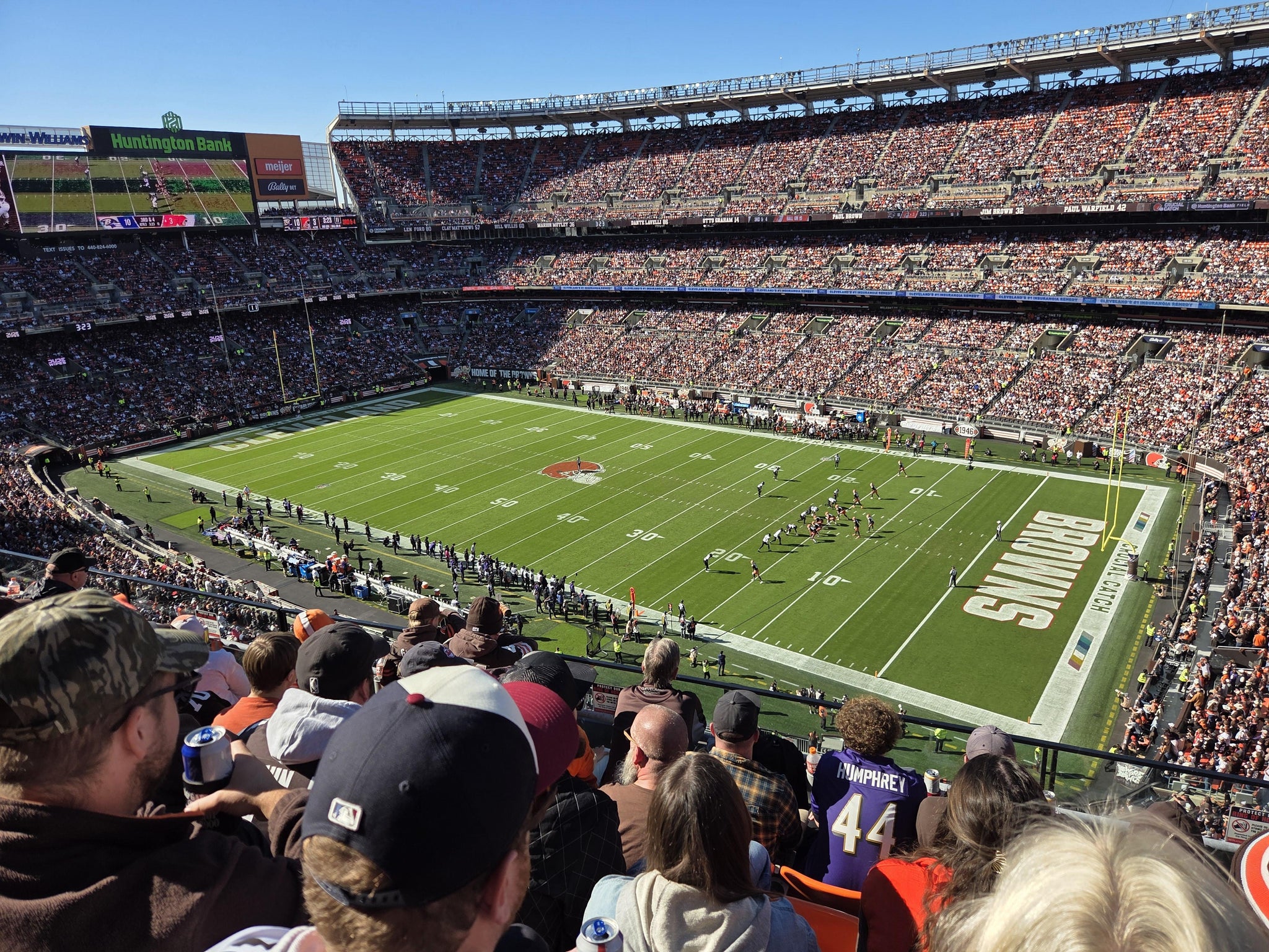 Real Fan View taken from Section 513 at Huntington Bank Field by Ryan F